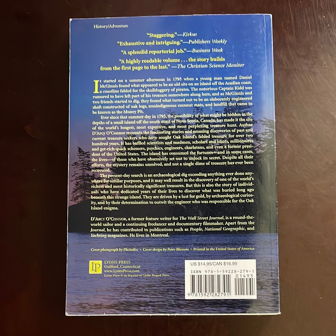 Secret Treasure of Oak Island: The Amazing True Story of a Centuries-Old Treasure Hunt - O'Connor, D'Arcy