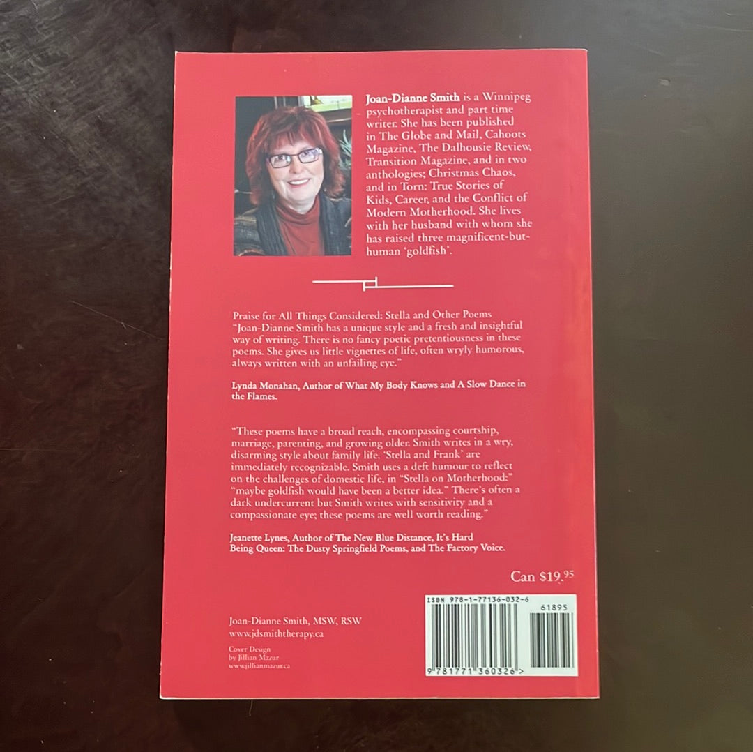 All Things Considered: Stella and Other Poems (Signed) - Smith, Joan-Dianne