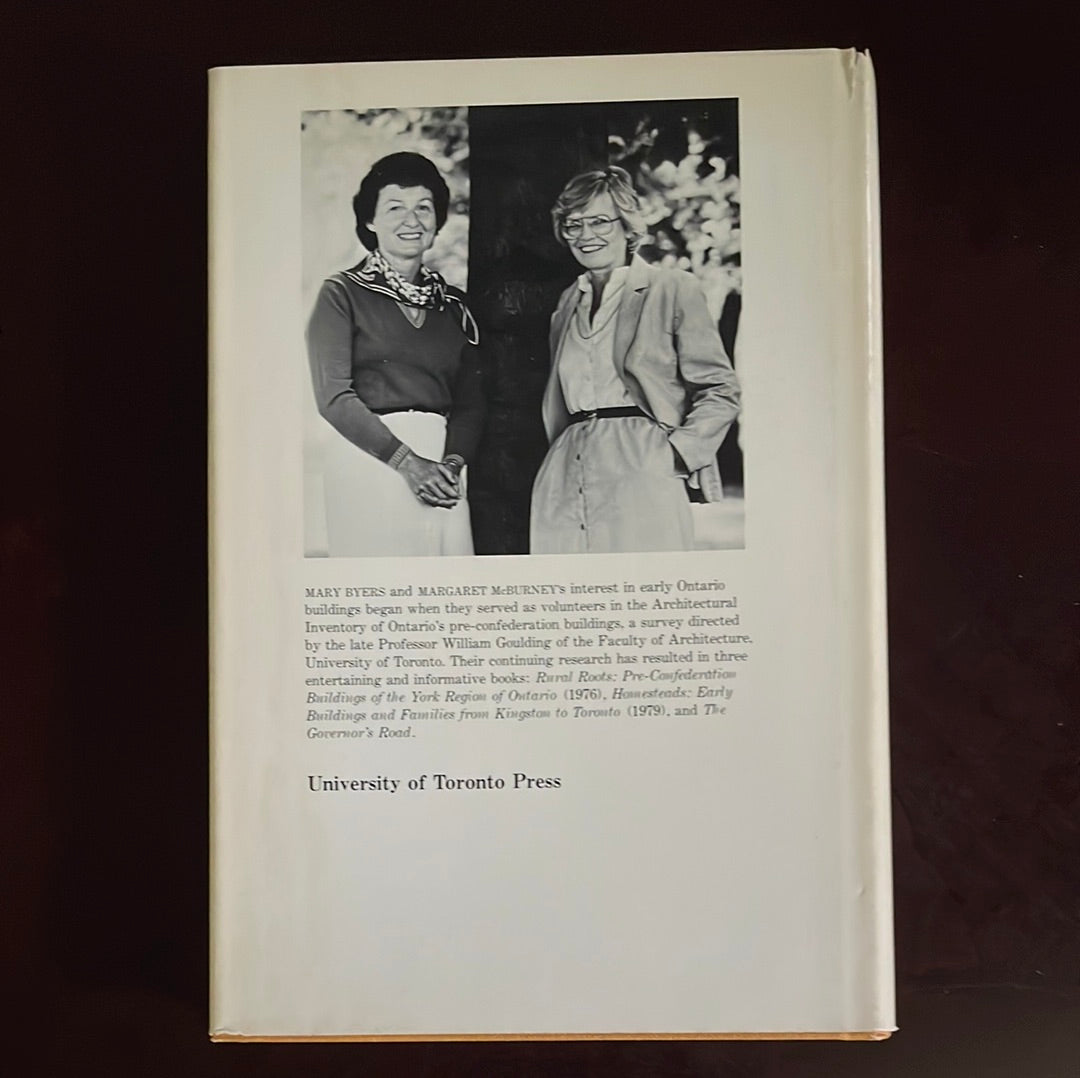 The Governor's Road: Early Buildings and Families from Mississauga to London - Byers, Mary; McBurney, Margaret