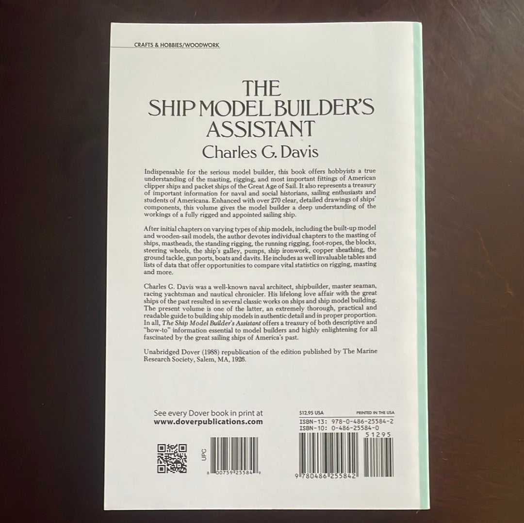 The Ship Model Builder's Assistant - Davis, Charles G.