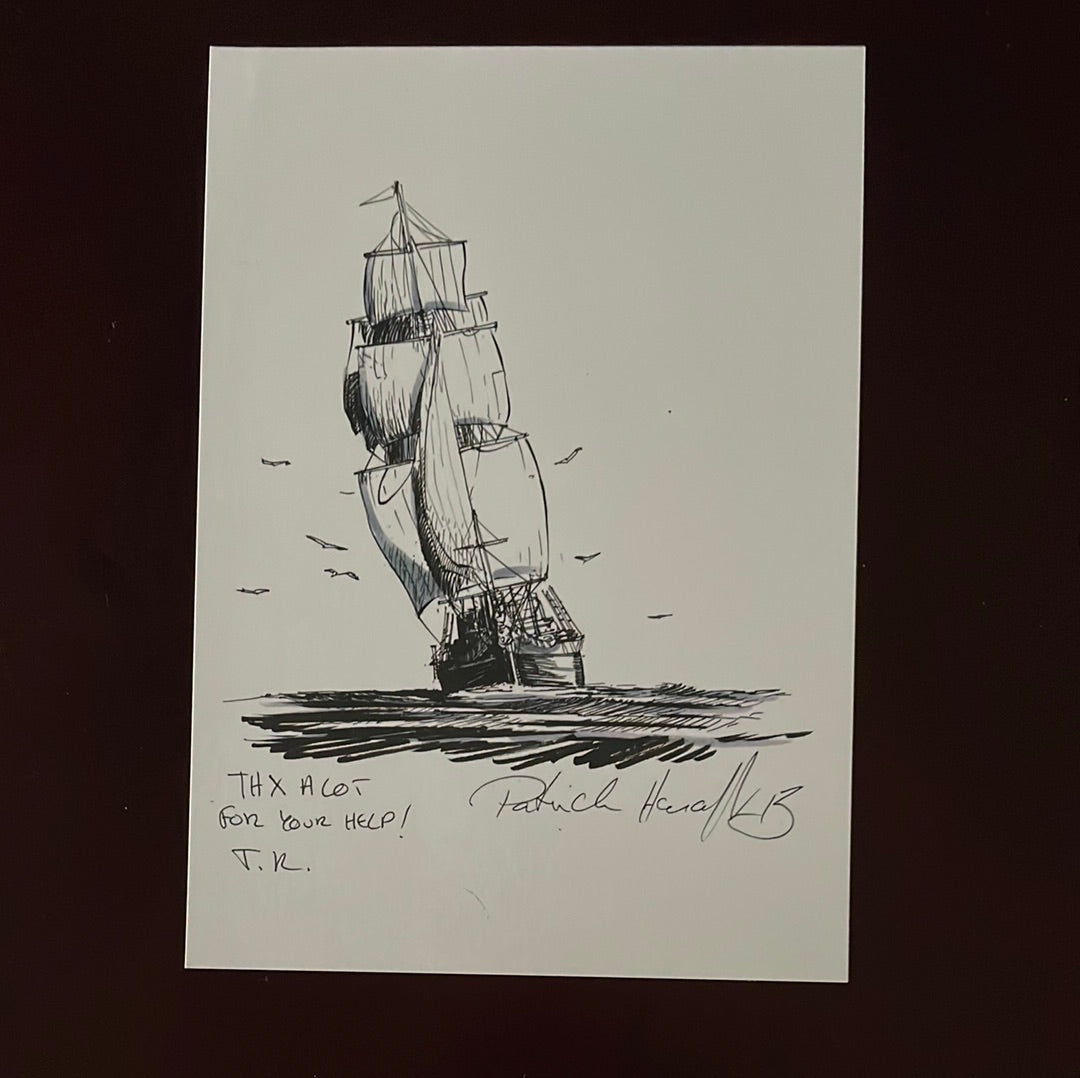 The Will of Captain Crown Book 1/2 Five Bloody Bastards (Inscribed) - Roulot, Tristan; Henaff, Patrick