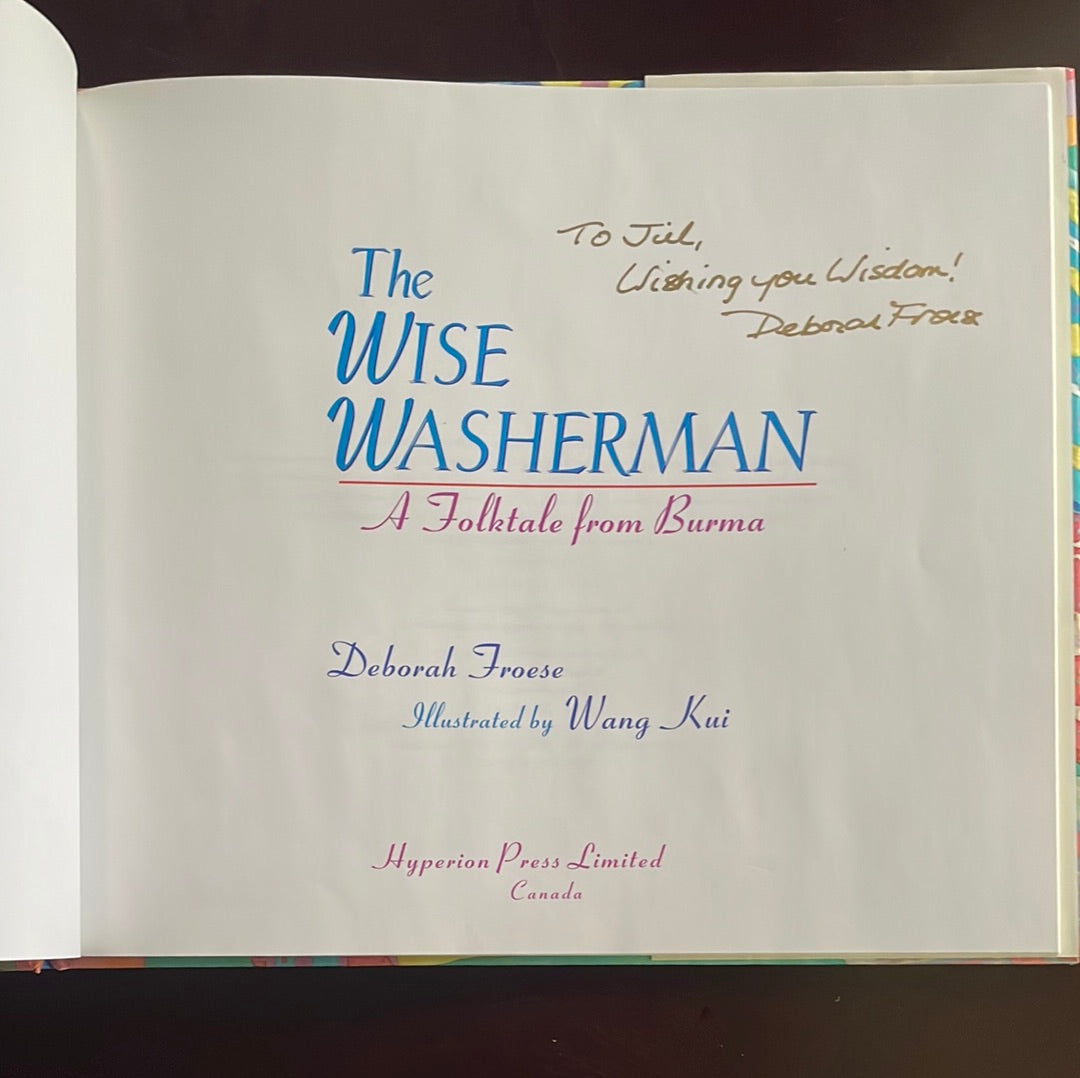 The Wise Washerman (Inscribed) - Froese, Deborah