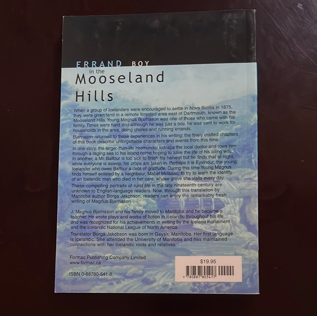 Errand Boy in the Mooseland Hills (Signed) - Johann Magnus Bjarnason; Jakobson, Borga