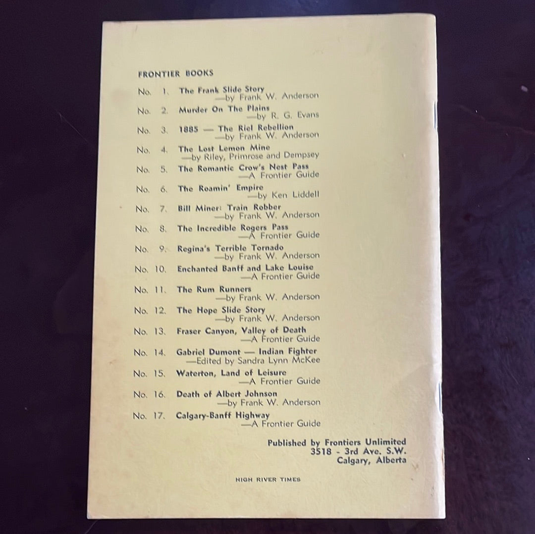 The Rum Runners - Anderson, Frank W.