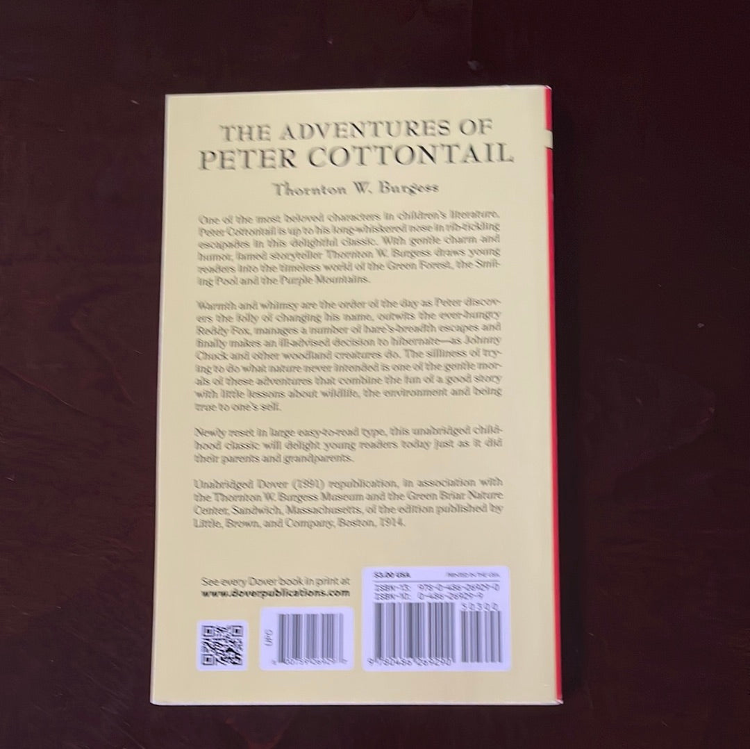 The Adventures of Peter Cottontail (Children's Thrift Classics) - Burgess, Thornton W.