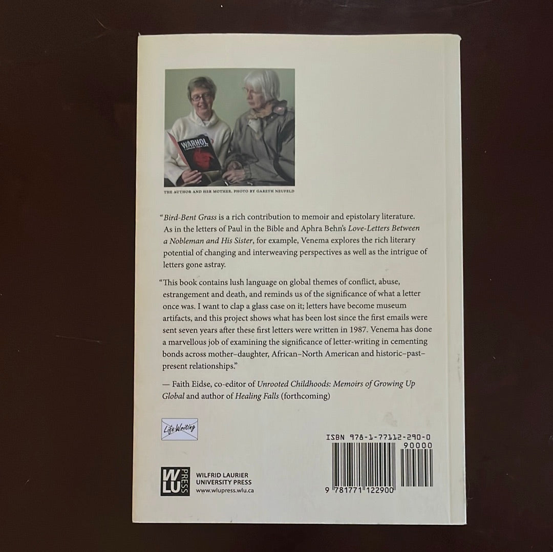 Bird-Bent Grass: A Memoir, in Pieces (Signed) - Venema, Kathleen