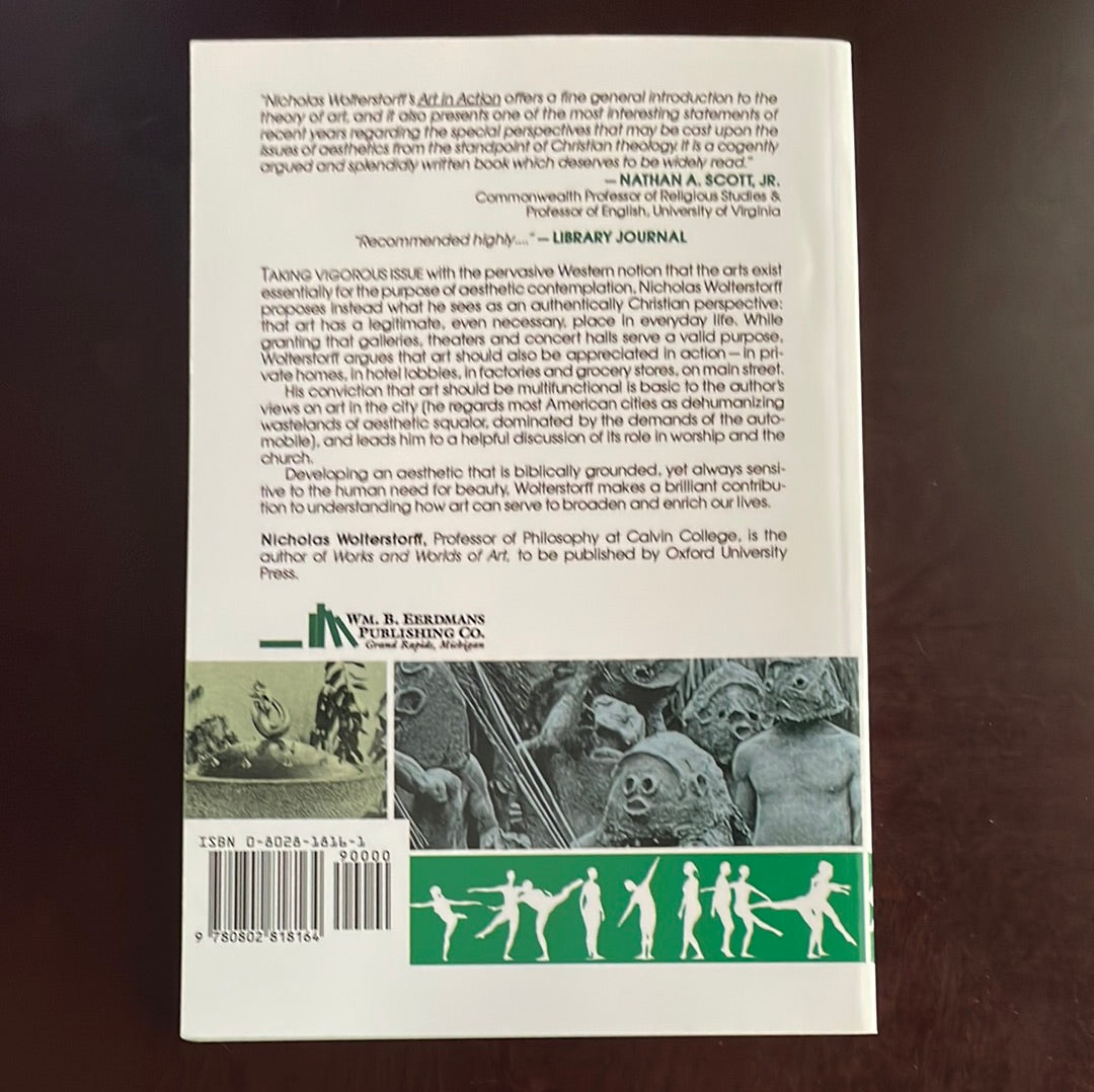 Art in Action: Toward a Christian Aesthetic - Wolterstorff, Nicholas