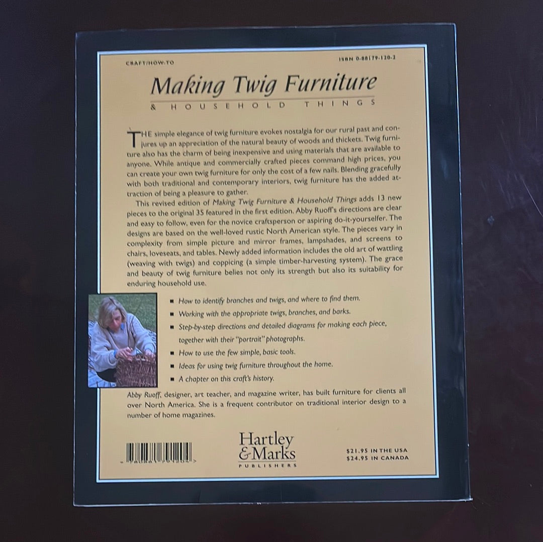 Making Twig Furniture & Household Things - Ruoff, Abby