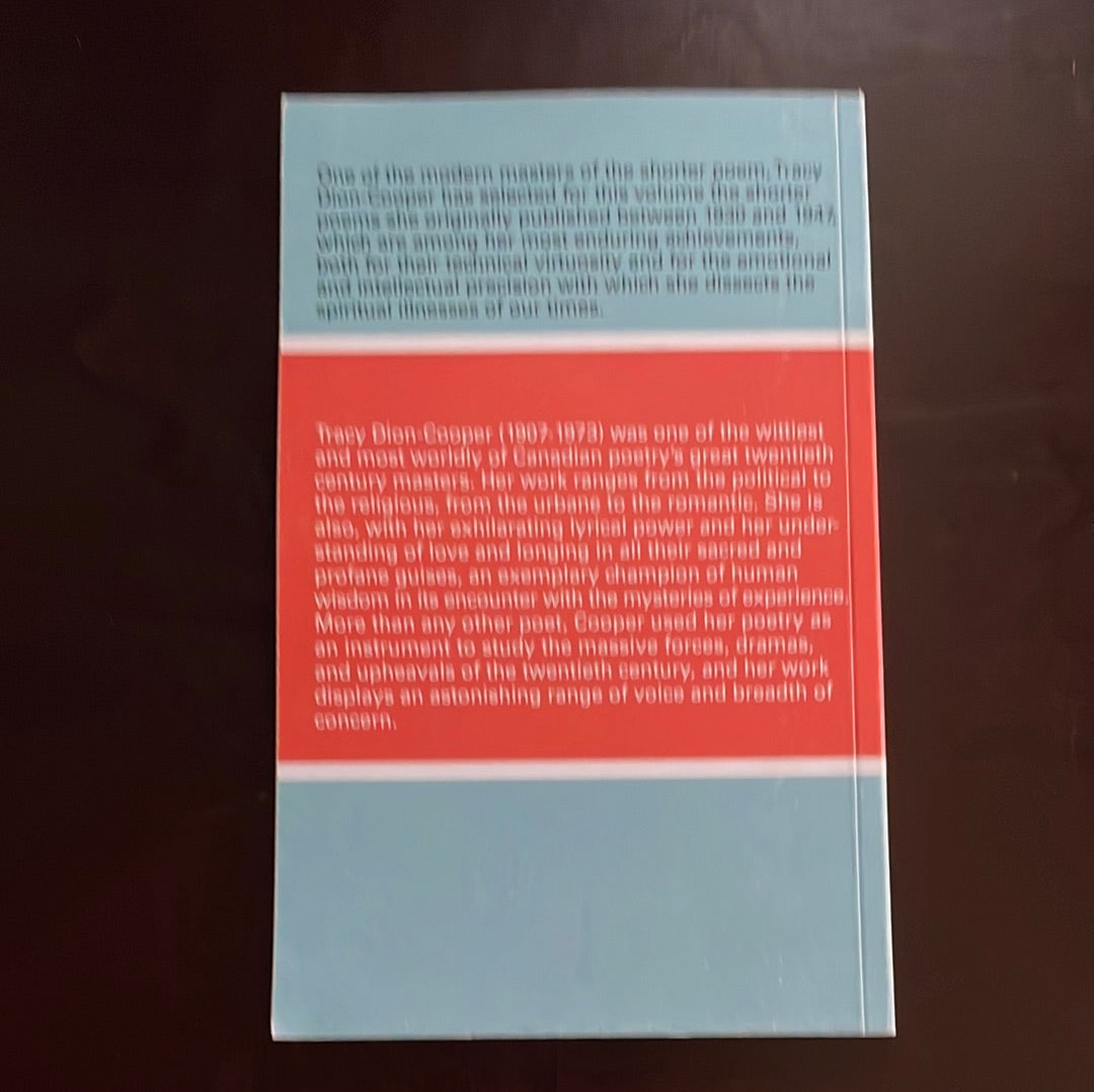 Collected Shorter Poems - Dion-Cooper, Tracy