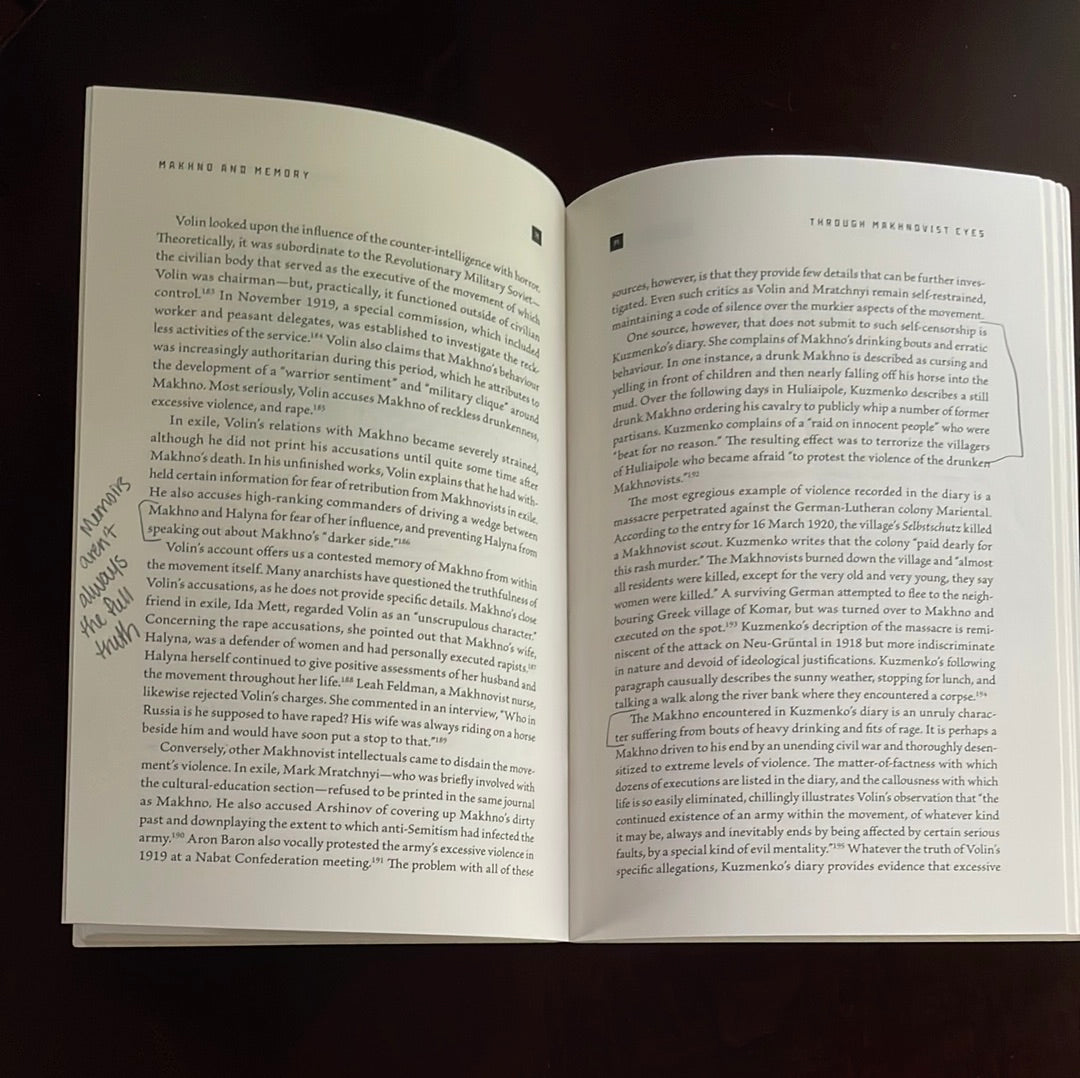 Makhno and Memory: Anarchist and Mennonite Narratives of Ukraine's Civil War, 1917-1921 - Patterson, Sean