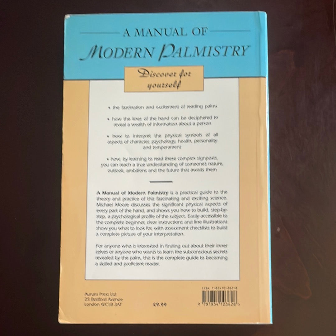 A Manual of Modern Palmistry - Moore, Michael P.