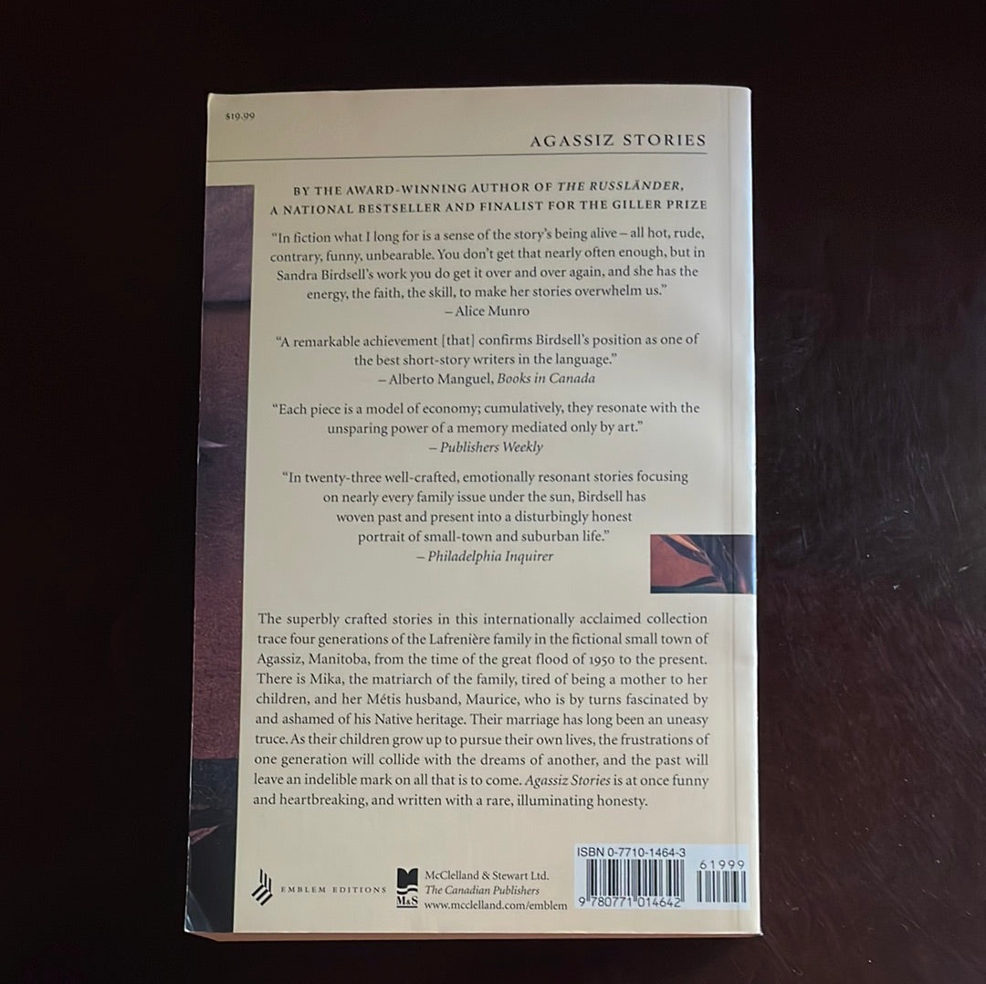 Agassiz Stories - Birdsell, Sandra