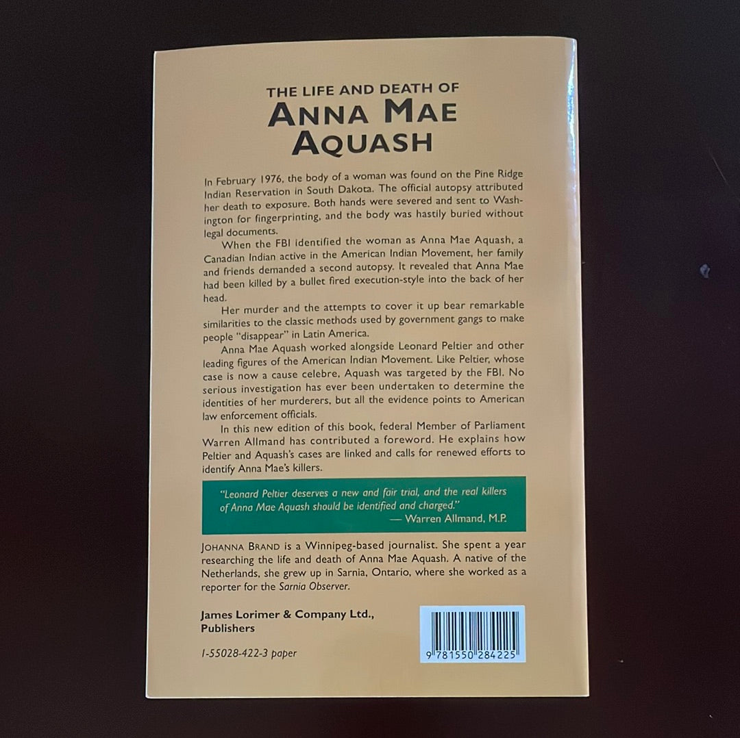 The Life and Death of Anna Mae Acquash - Brand, Johanna