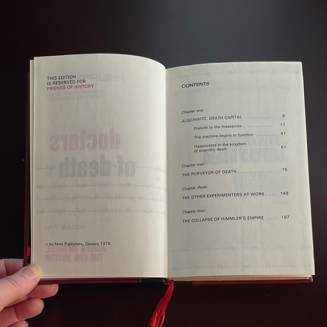 Doctors of Death: Volume Two, Joseph Mengele, the Evil Doctor - Aziz, Philippe