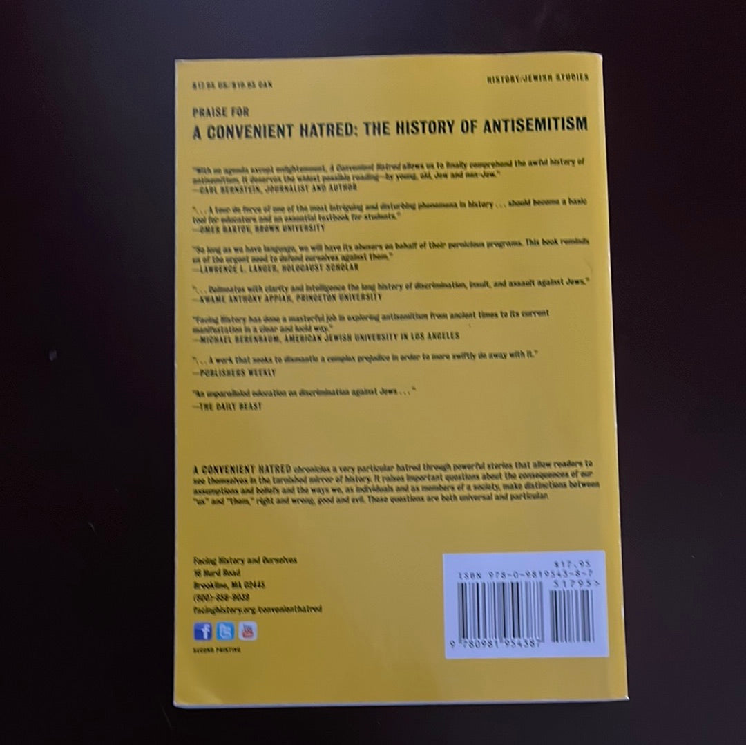 A Convenient Hatred: The History of Antisemitism - Goldstein, Phyllis