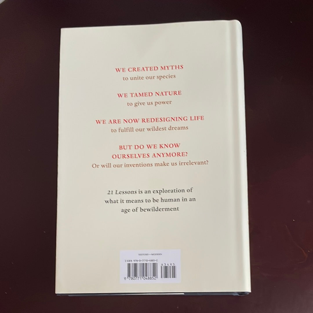 21 Lessons for the 21st Century - Harari, Yuval Noah