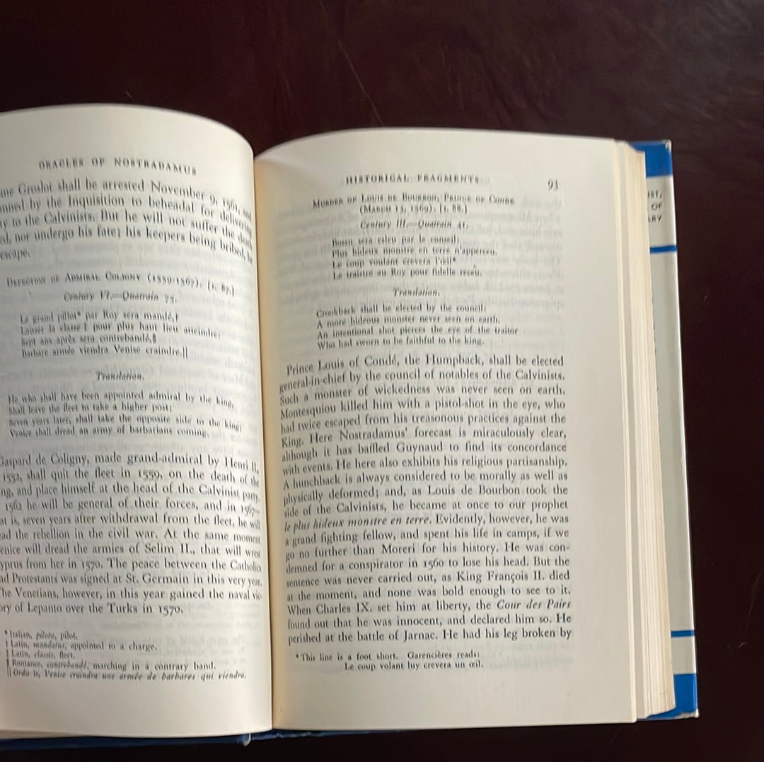 Oracles of Nostradamus - Ward, Charles A.