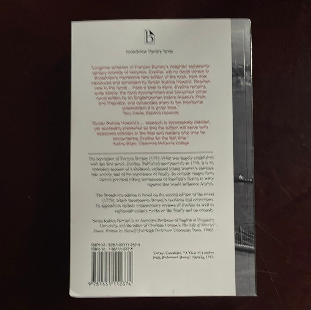 Evelina: or, A Young Lady's Entrance into the World in a Series of Letters - Burney, Frances