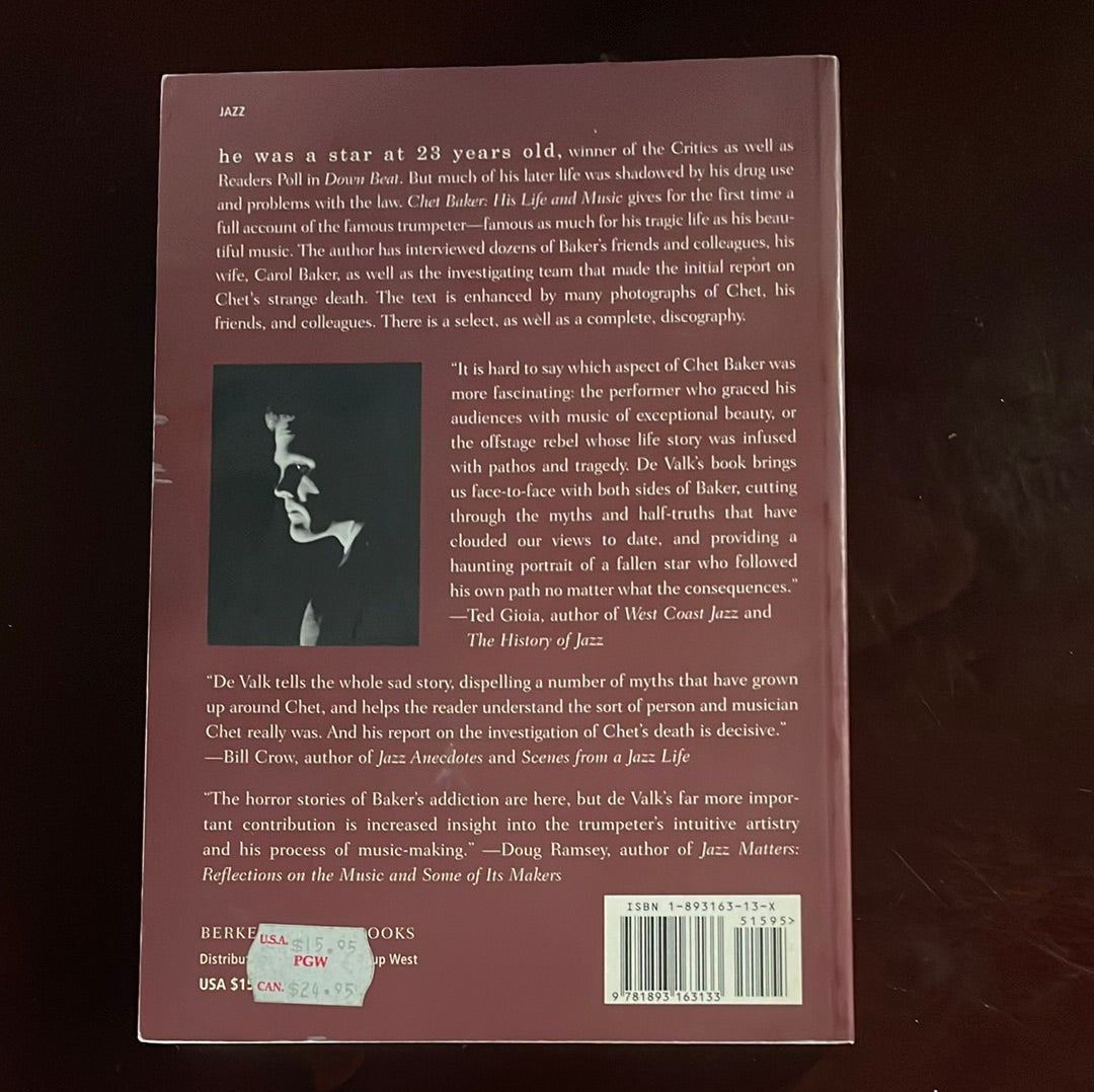 Chet Baker: His Life and Music - Valk, J.De