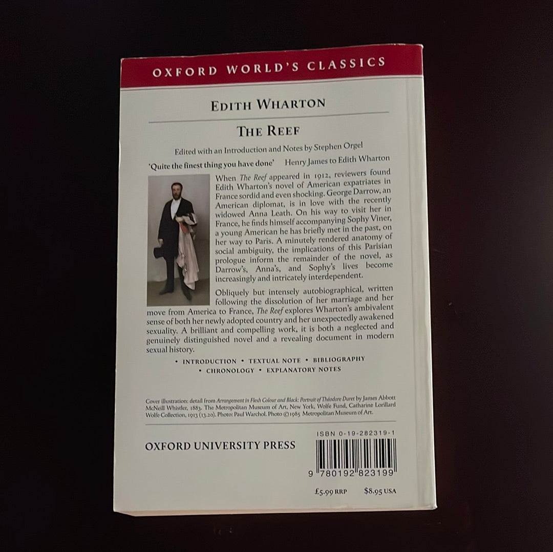 The Reef - Wharton, Edith