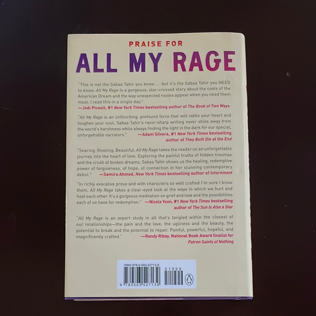 All My Rage - Tahir, Sabaa (Signed)