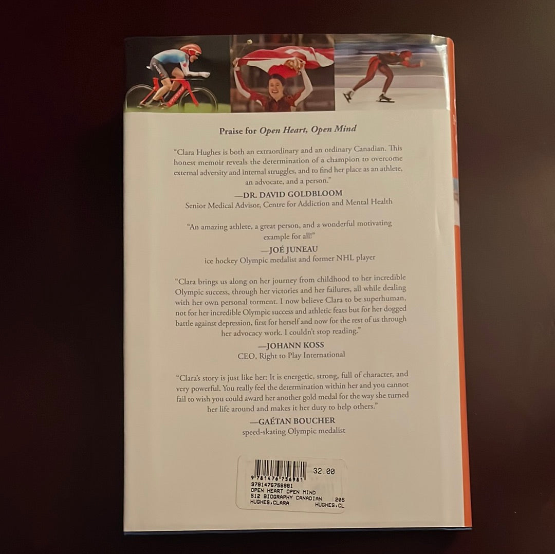 Open Heart, Open Mind - Hughes, Clara (Signed)
