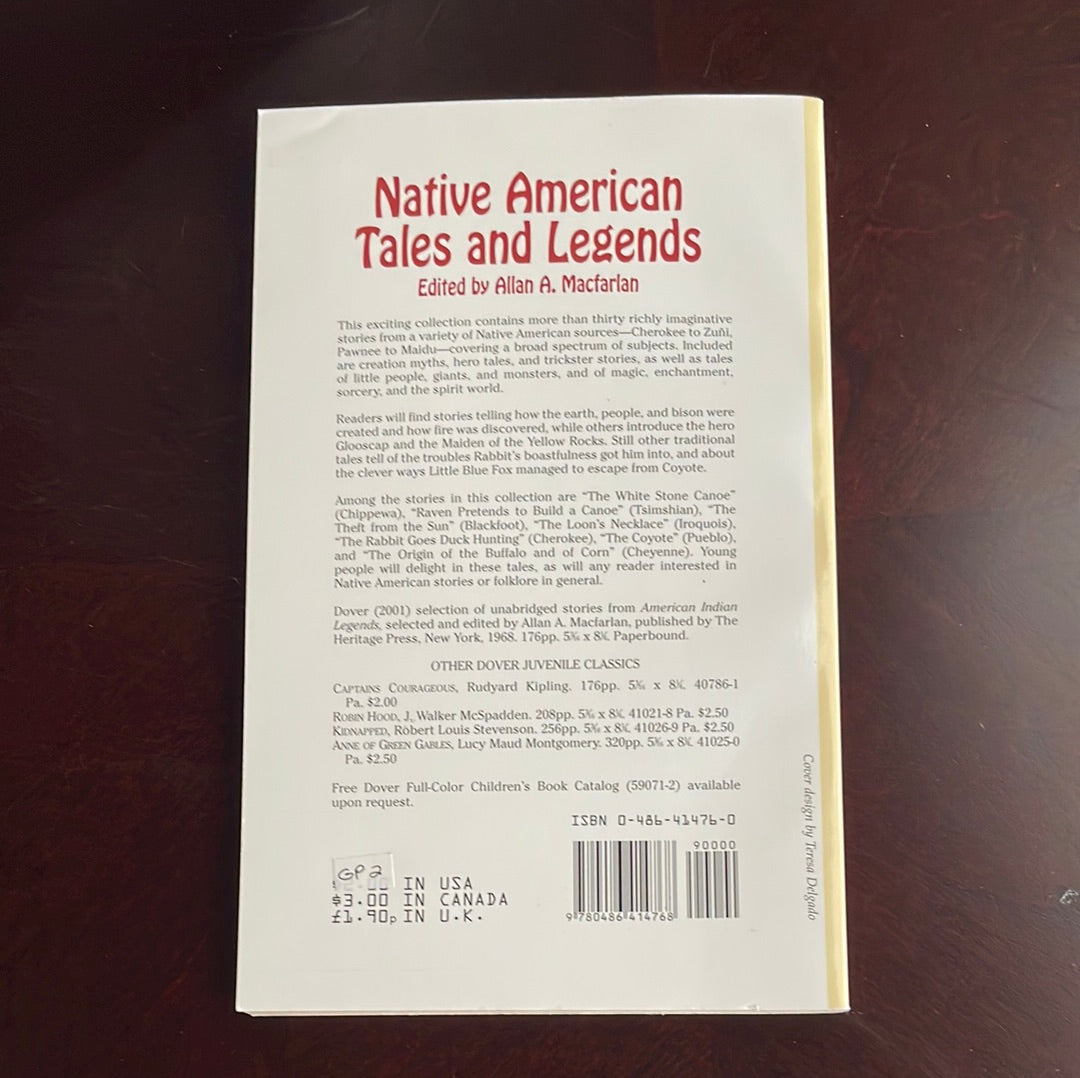 Native American Tales and Legends - Macfarlan, Allan A.
