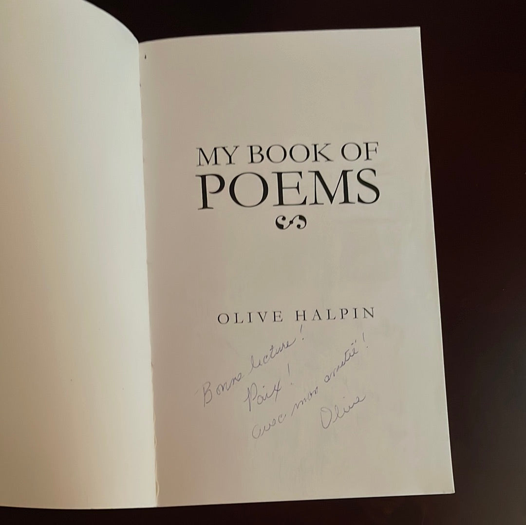 My Book of Poems - Halpin, Olive (Signed)