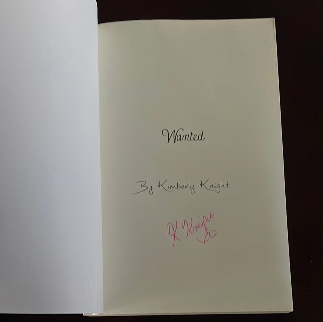Wanted (Signed) - Knight, Kimberly