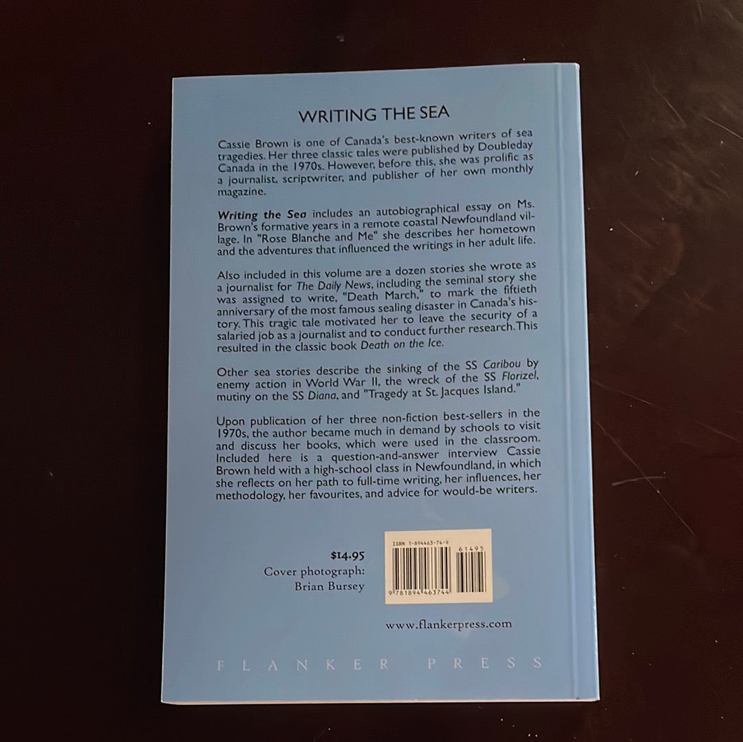 Writing the Sea - Brown, Cassie