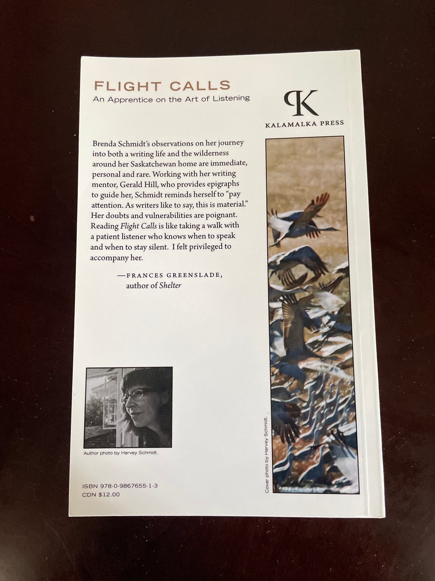 Flight Calls: An Apprentice on the Art of Listening - Schmidt, Brenda