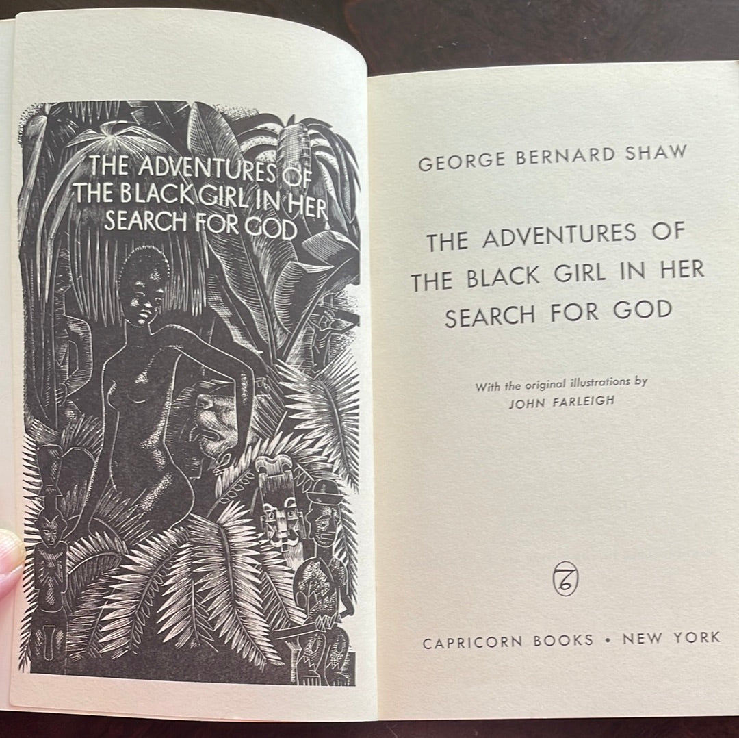 The Black Girl in Search of God - Shaw, George Bernard