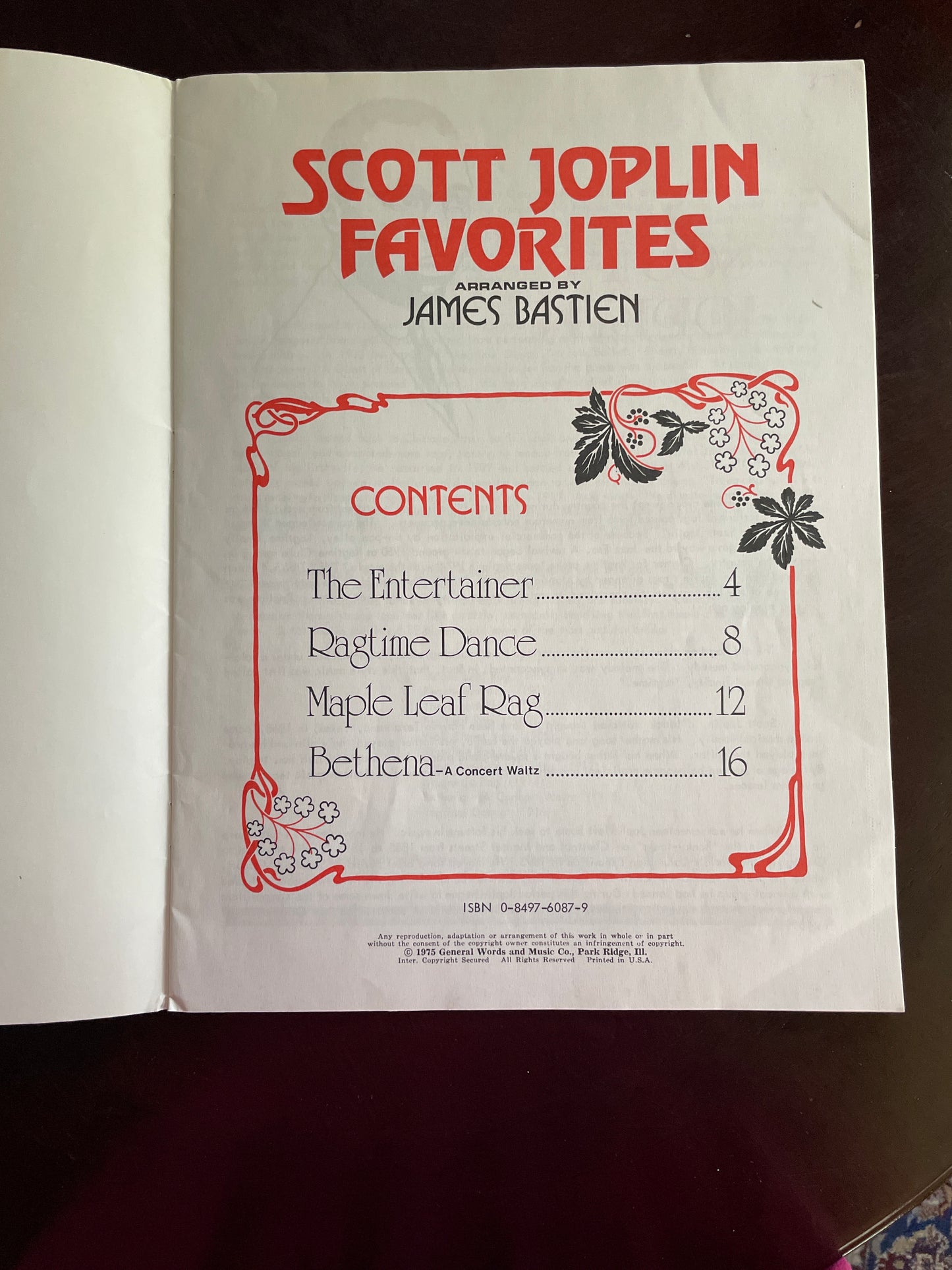 Scott Joplin Favorites - Joplin, Scott; Bastien, James