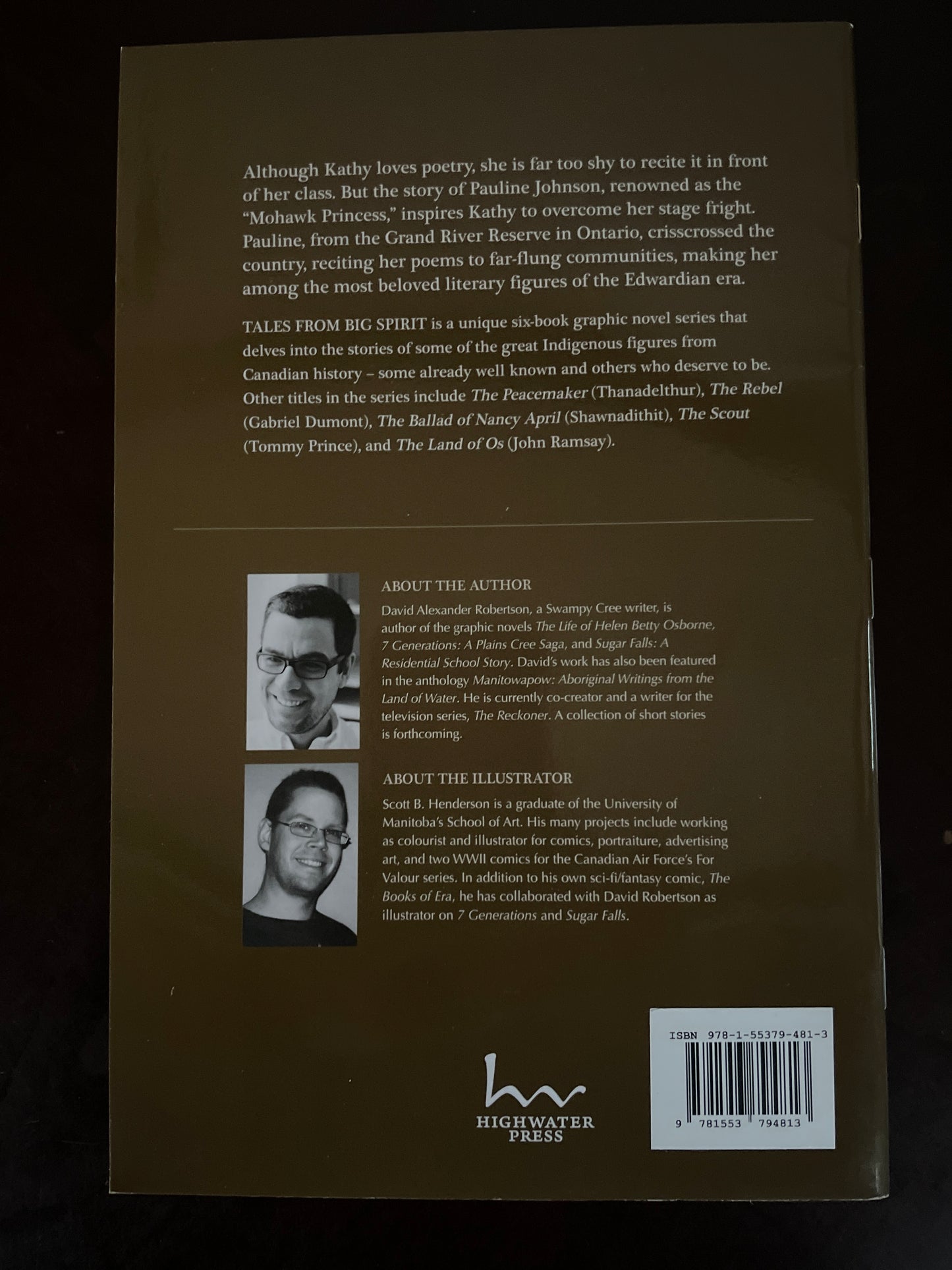 The Poet: Pauline Johnson (Tales from Big Spirit) - Robertson, David Alexander; Henderson, Scott B.
