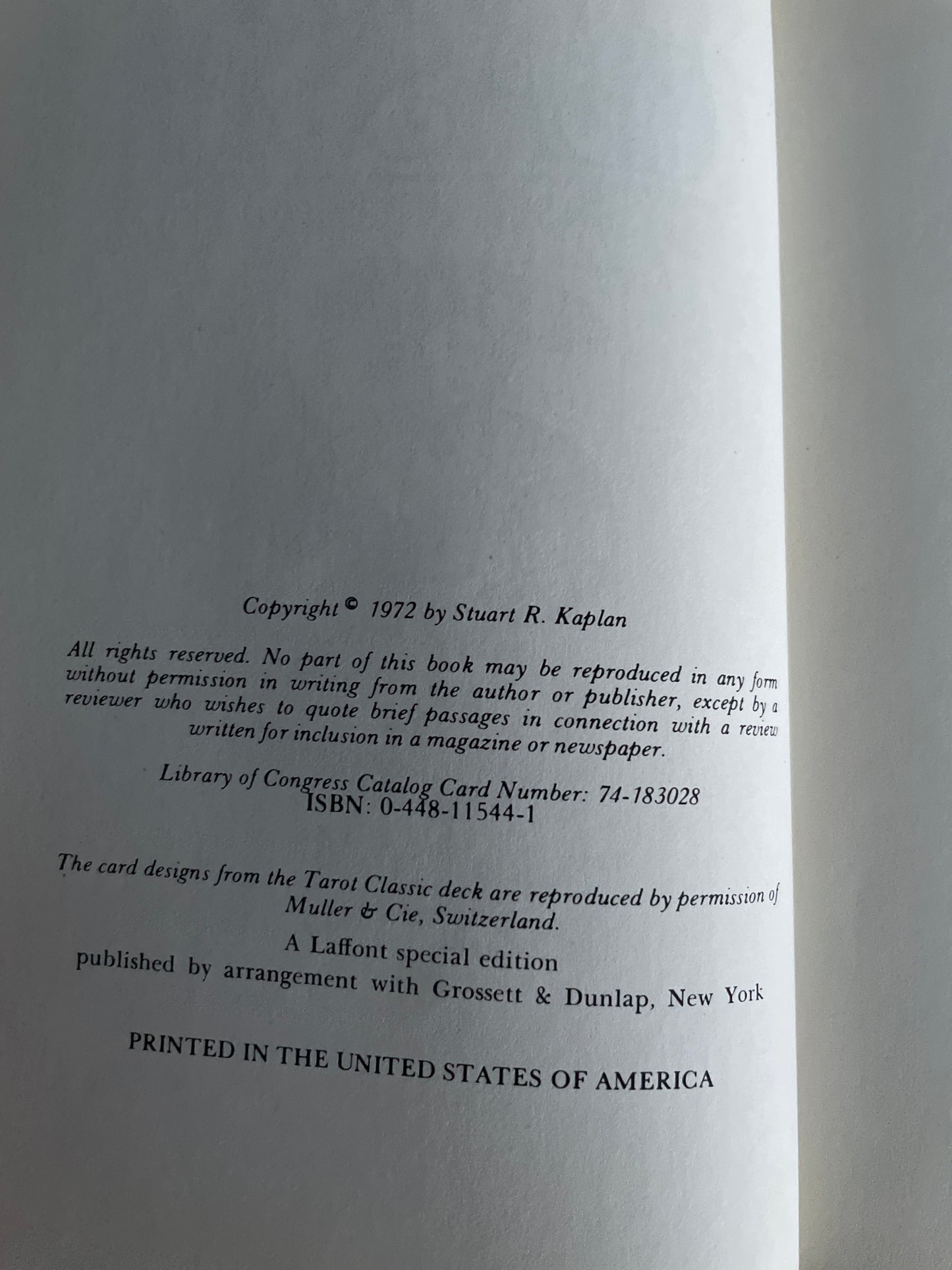 Tarot Classic - Stuart R. Kaplan