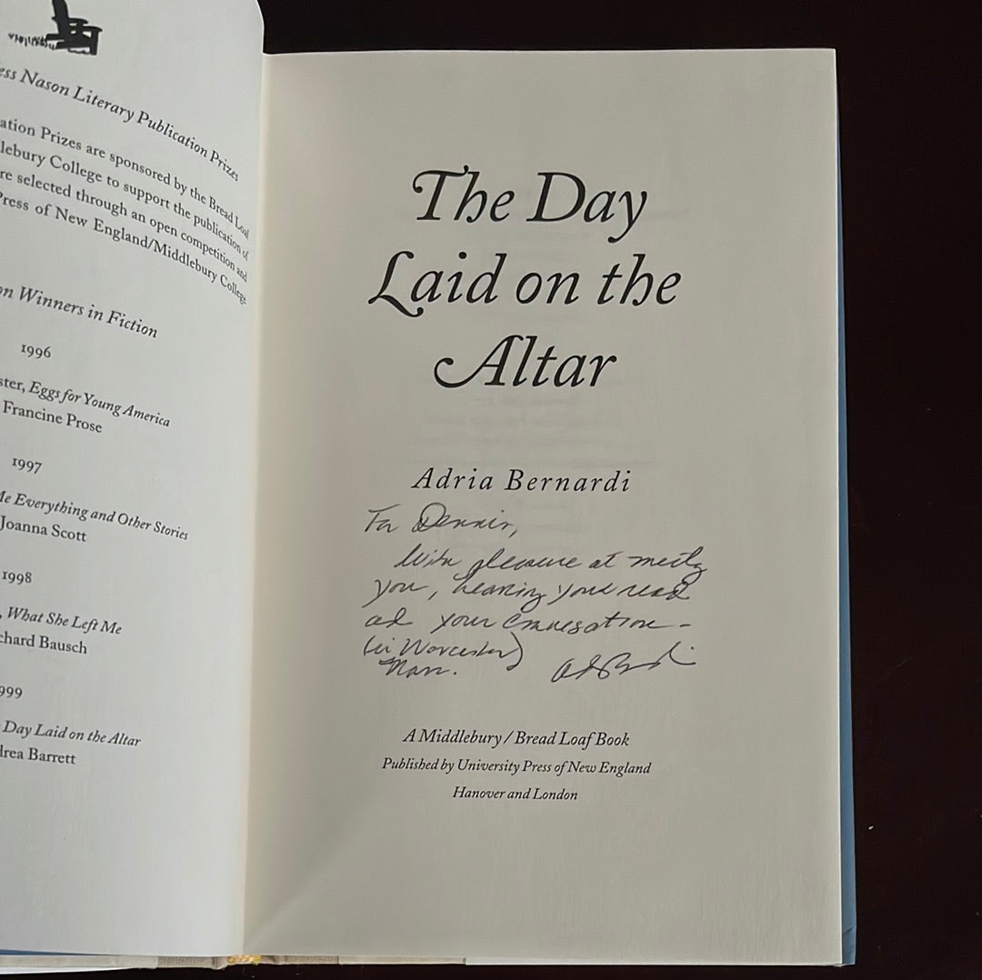 The Day Laid on the Altar (Inscribed) - Bernardi, Adria
