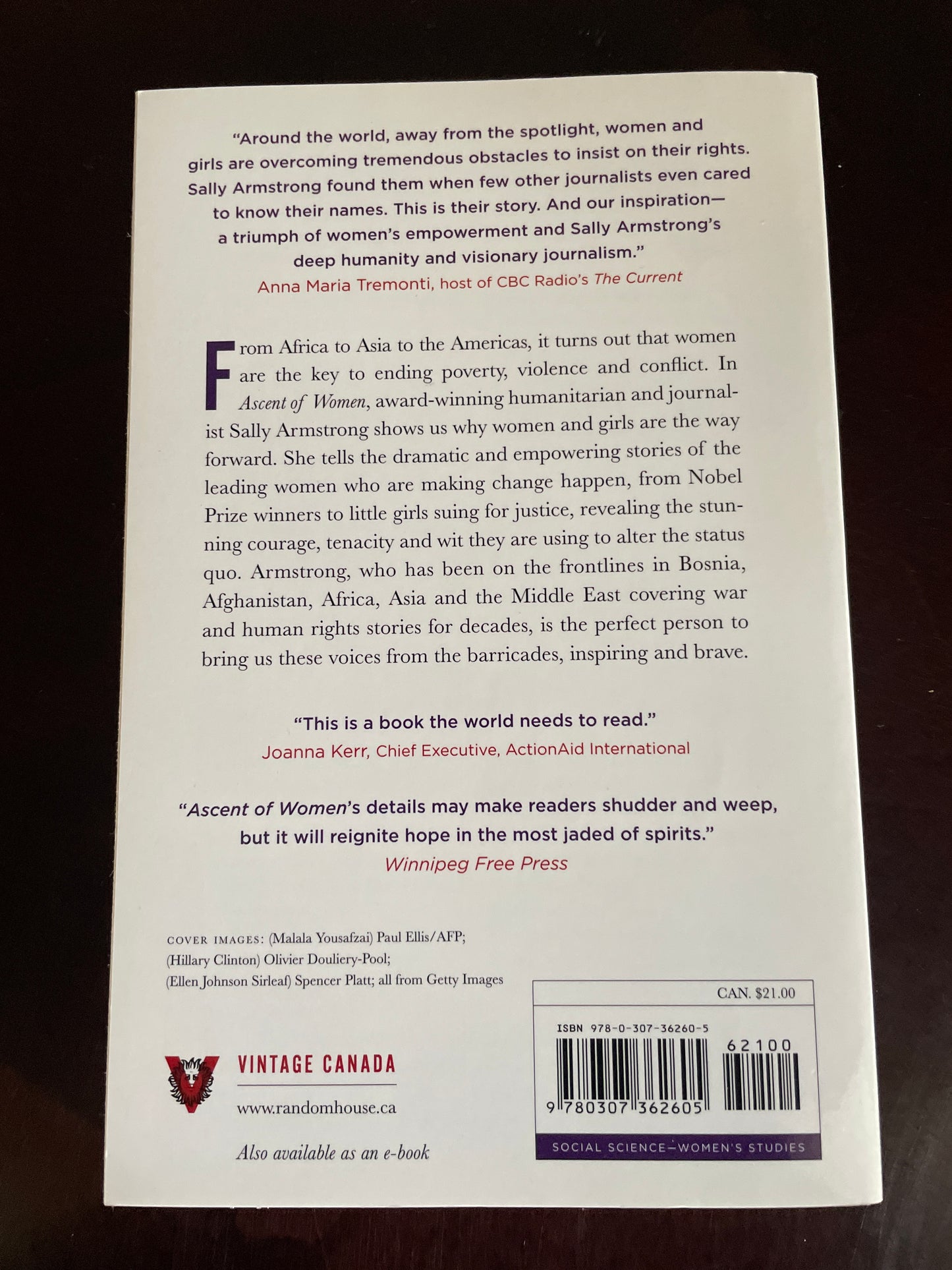 Ascent of Women: A New Age Is Dawning for Every Mother's Daughter (Signed) - Armstrong, Sally
