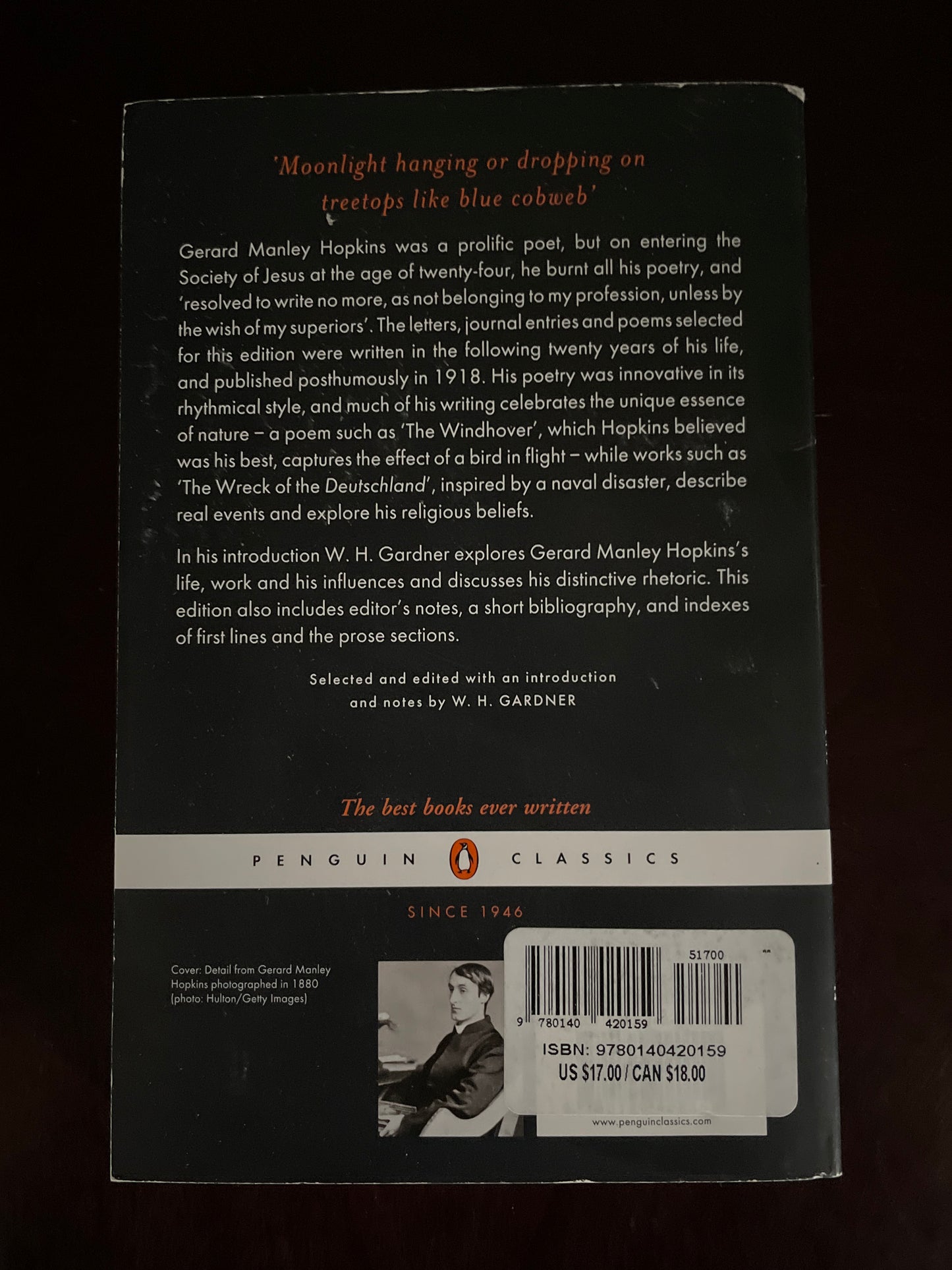Poems and Prose (Penguin Classics) - Hopkins, Gerard Manley; Gardner, W. H. (editor)