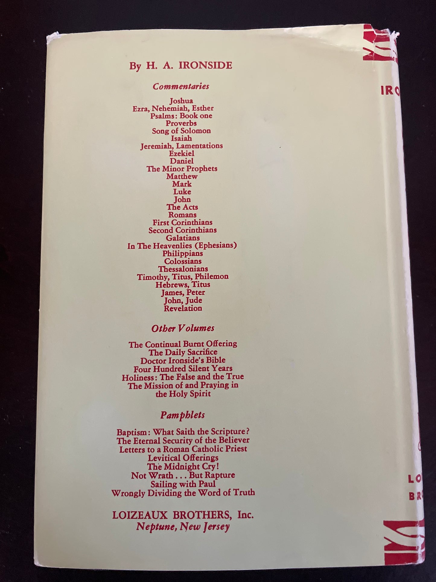 Lectures on the Book of Revelation - Ironside, H.A.