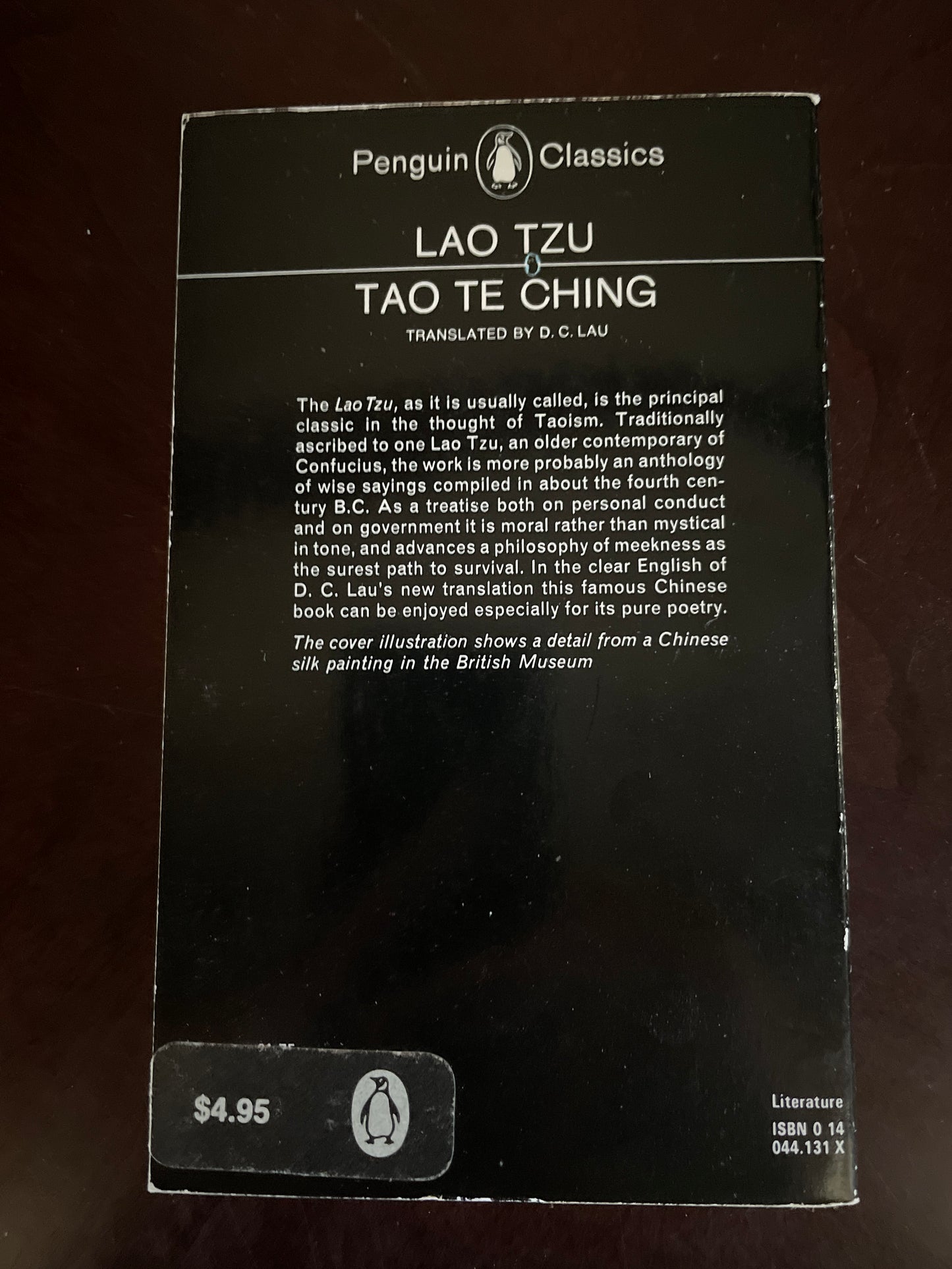 Tao Te Ching - Tzu, Lao; Lau, D. C.