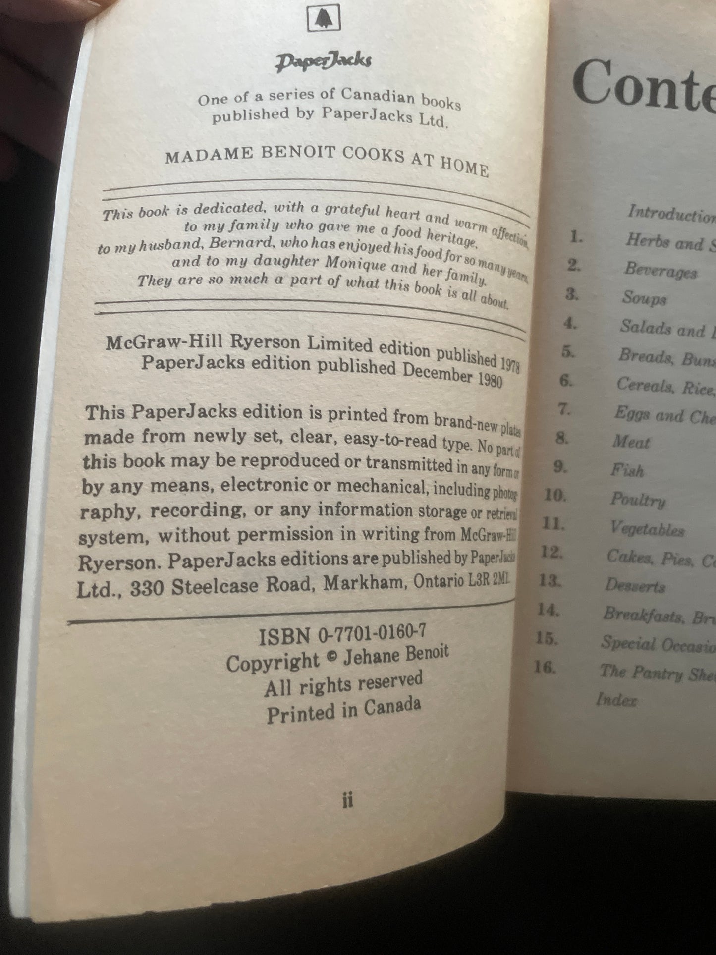 Madame Benoit Cooks at Home - Benoit, Jehane