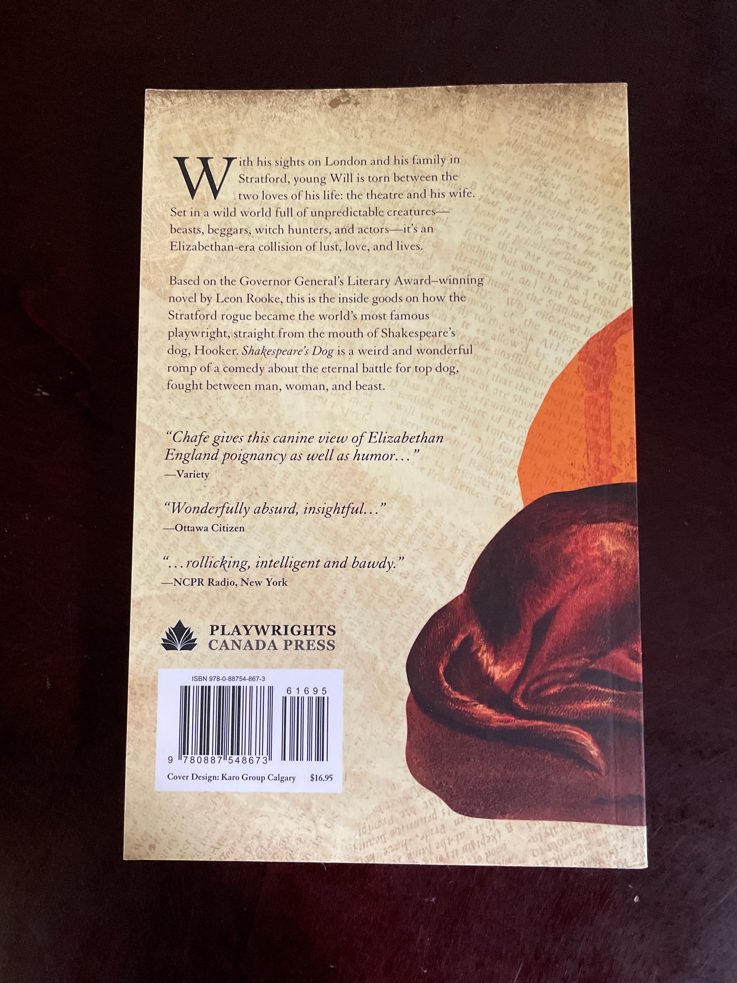 Shakespeare's Dog (Signed) - Chafe, Rick