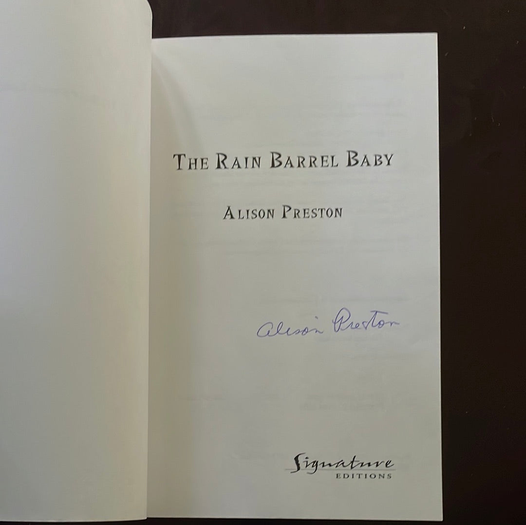 The Rain Barrel Baby (Signed) - Preston, Alison