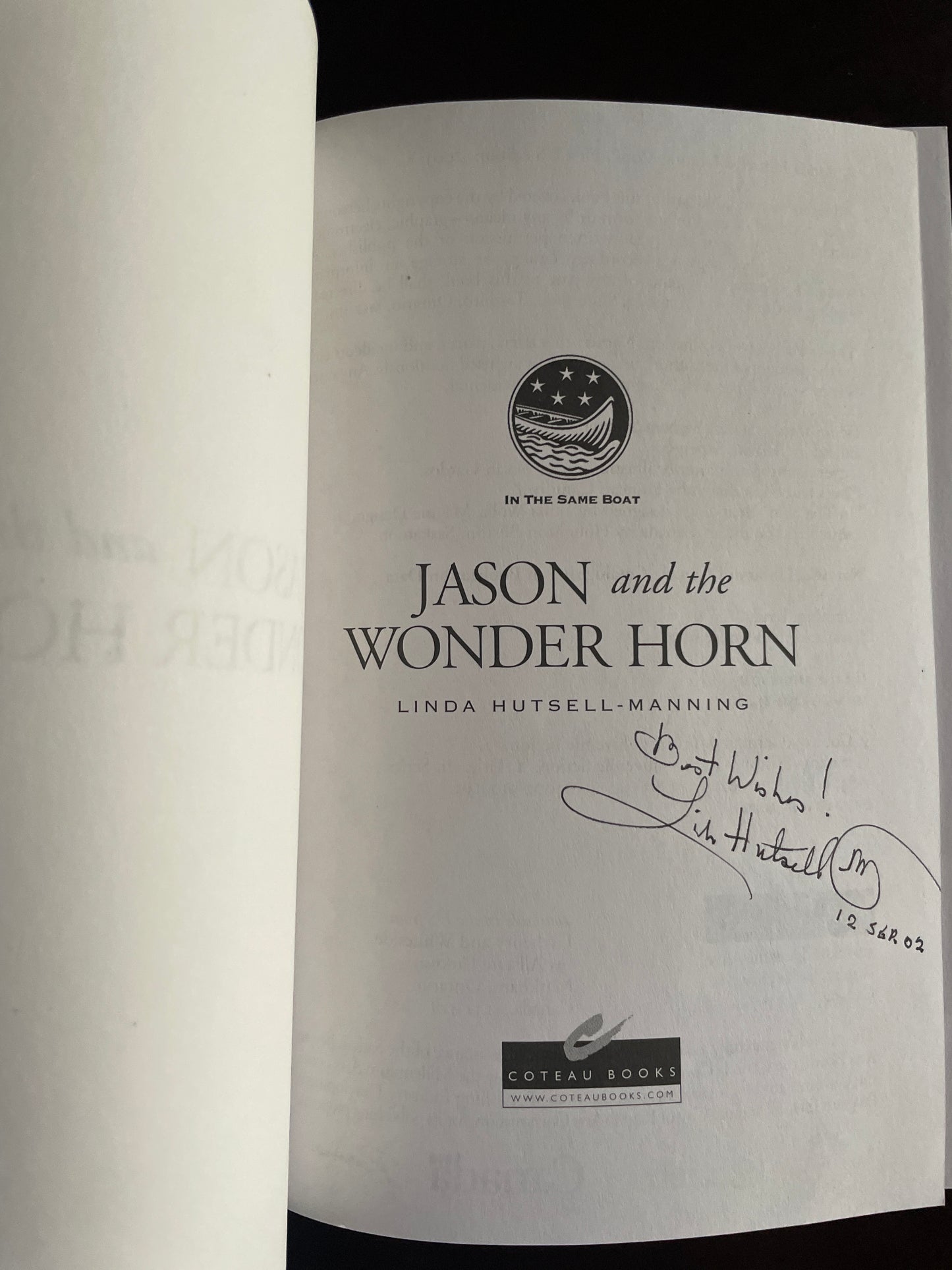 Jason and the Wonder Horn (In the Same Boat) (Signed) - Hutsell-Manning, Linda