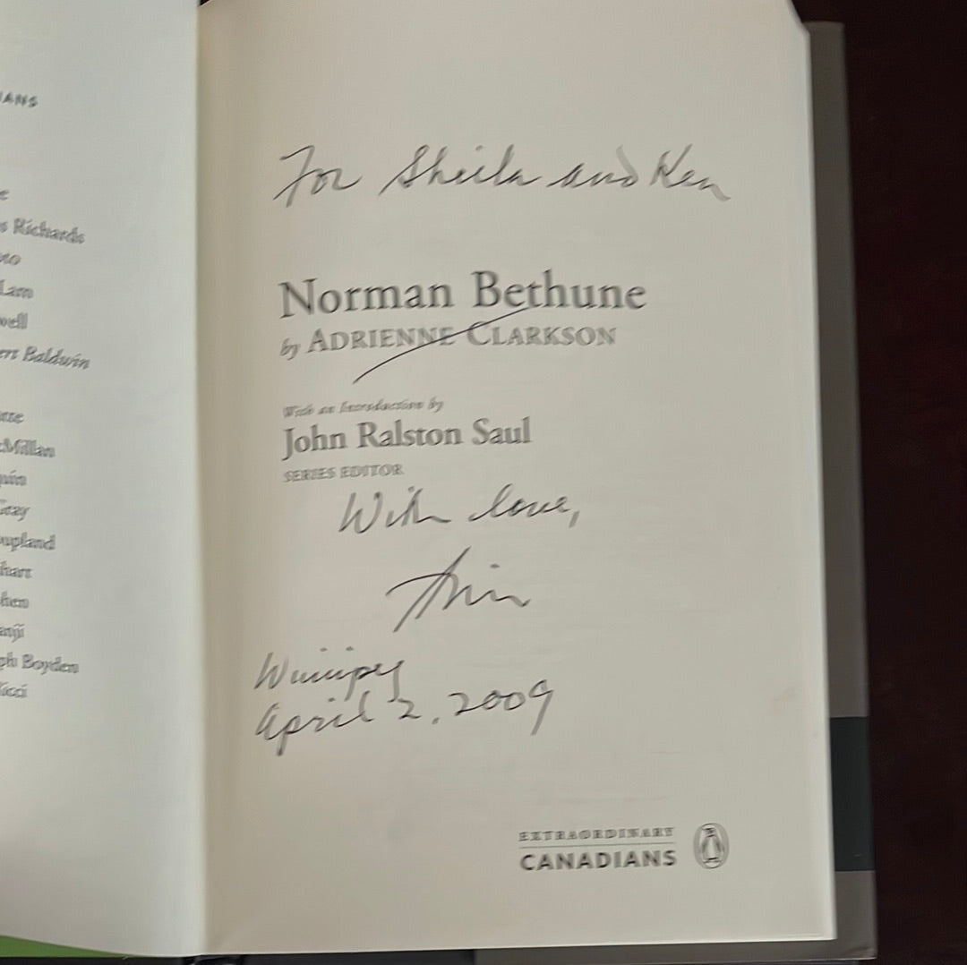 Norman Bethune (Inscribed) - Clarkson, Adrienne