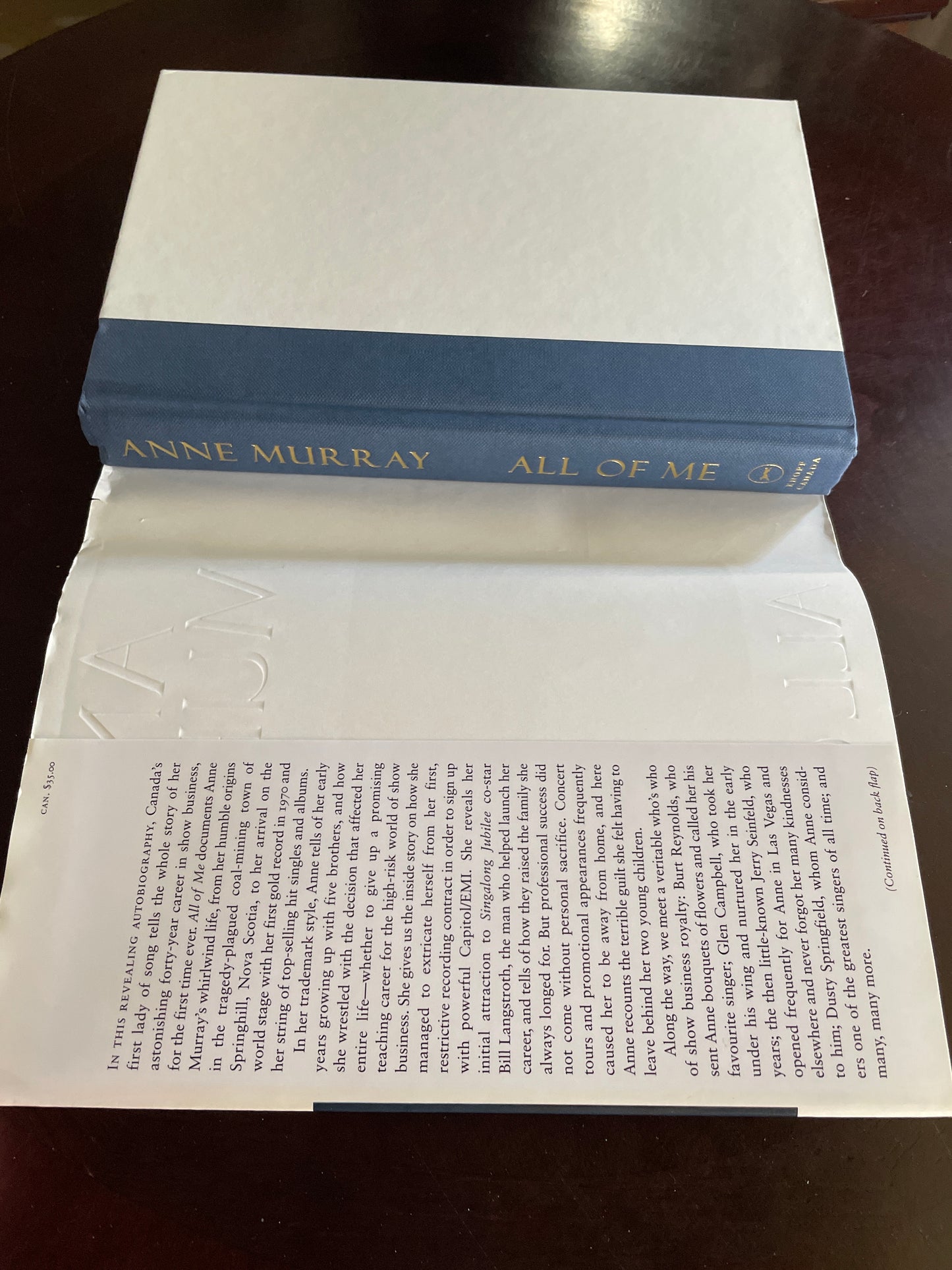 All of Me (Inscribed) - Murray, Anne; Posner, Michael