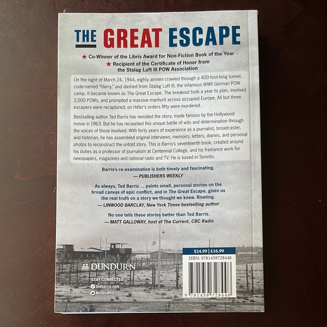 The Great Escape: The Untold Story (Inscribed) - Barris, Ted