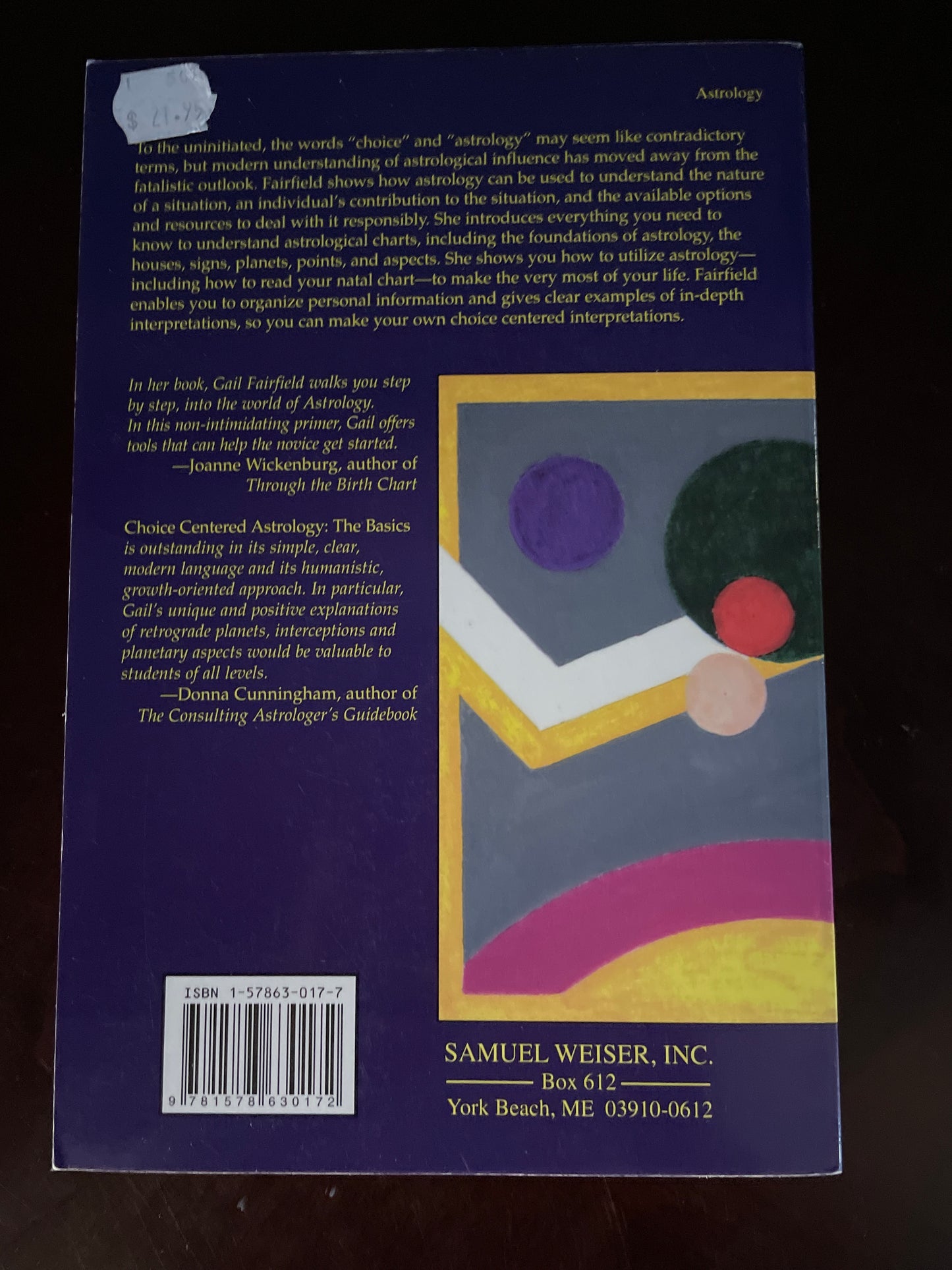 Choice Centered Astrology: The Basics - Fairfield, Gail