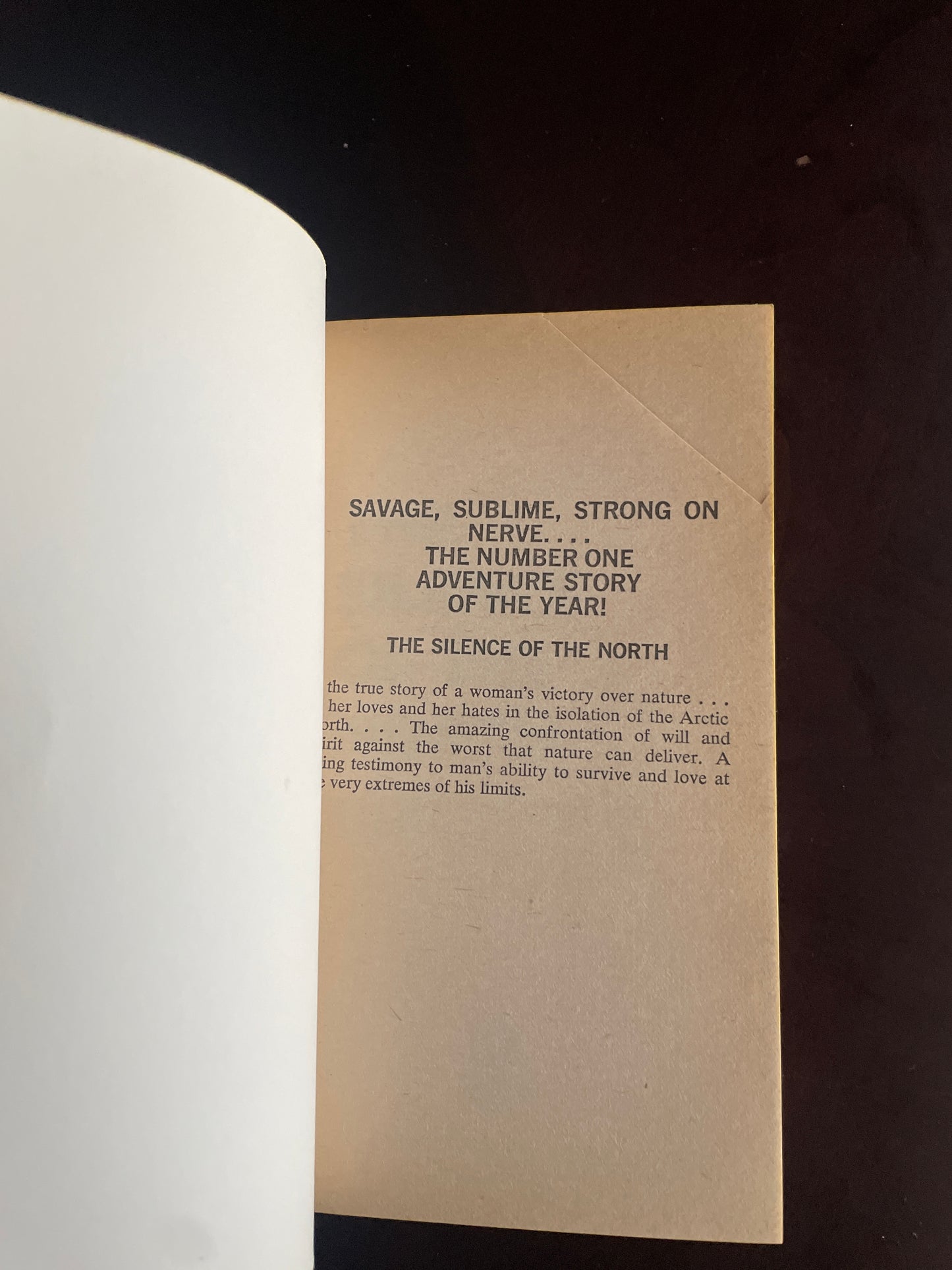 The Silence of the North - Fredrickson, Olive A.; East, Ben