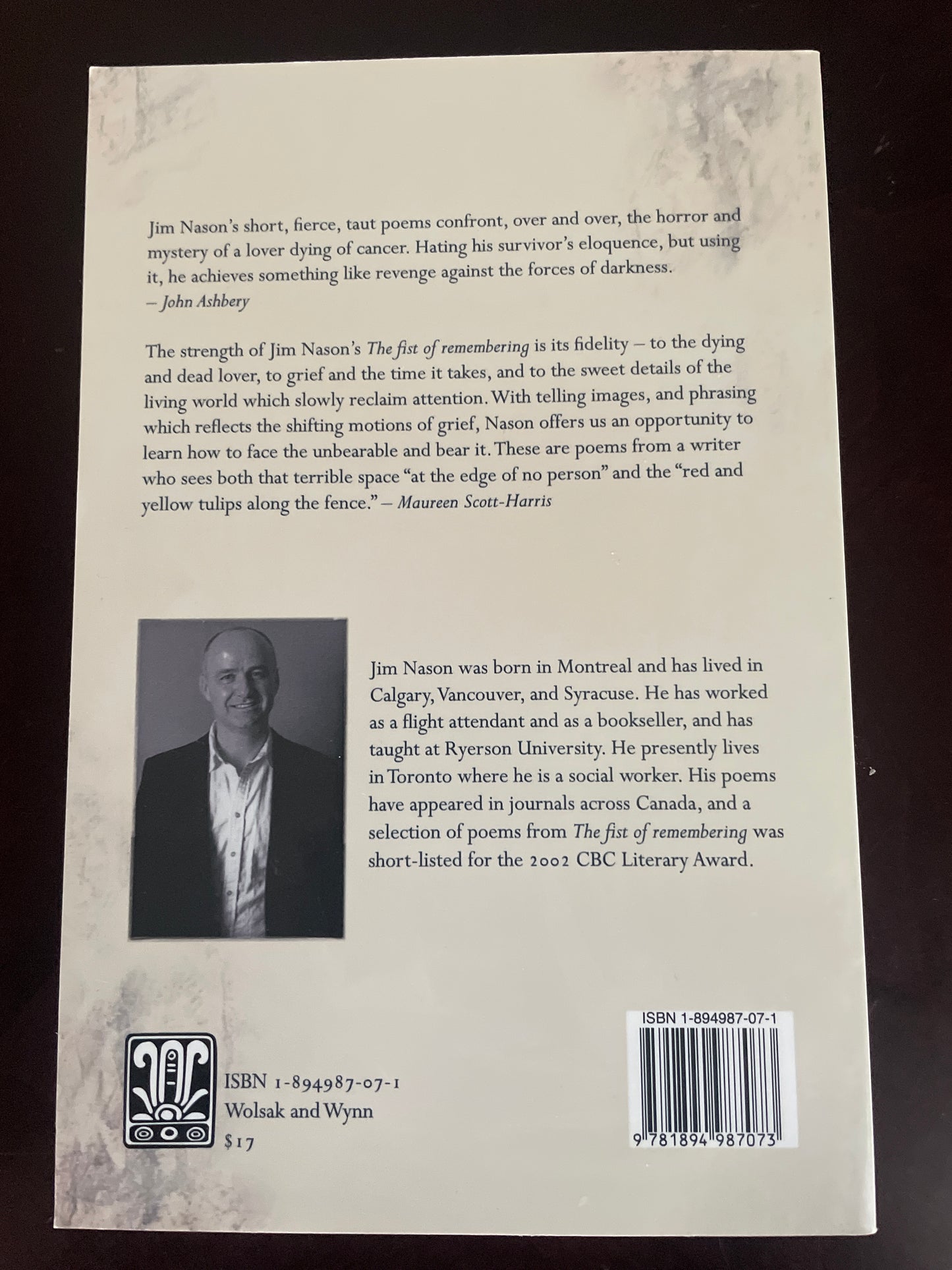 The Fist of Remembering (Signed) - Nason, Jim